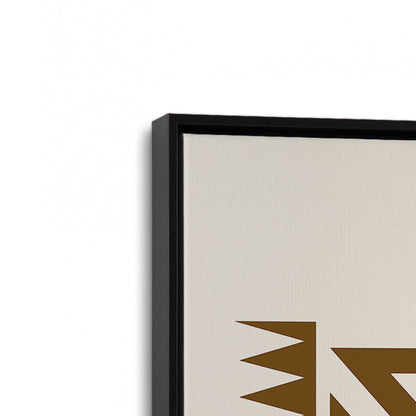 [Color:Satin Black], Picture of art in a Satin Black frame at an angle