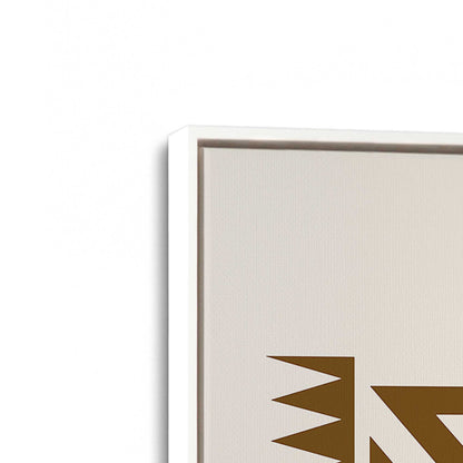 [Color:Opaque White], Picture of art in a White frame at an angle