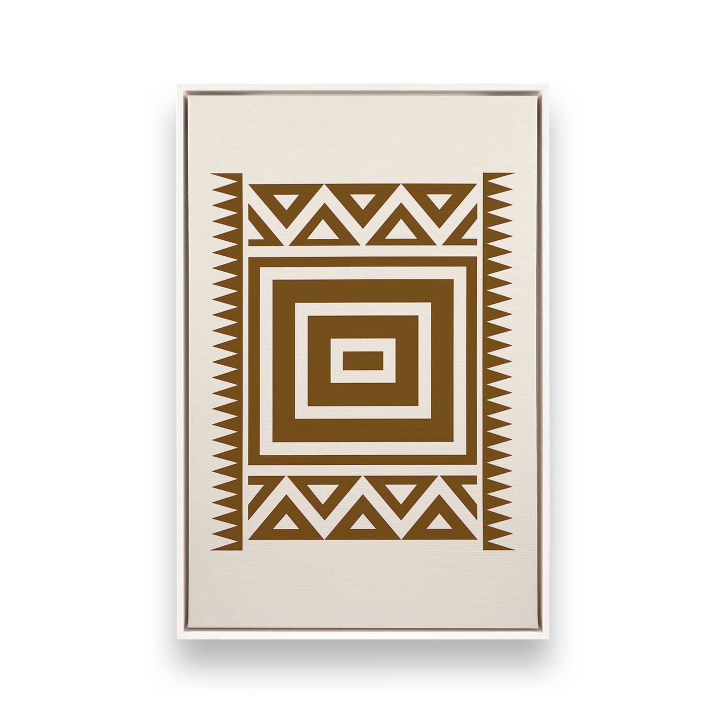 [Color:Opaque White], Picture of art in a White frame