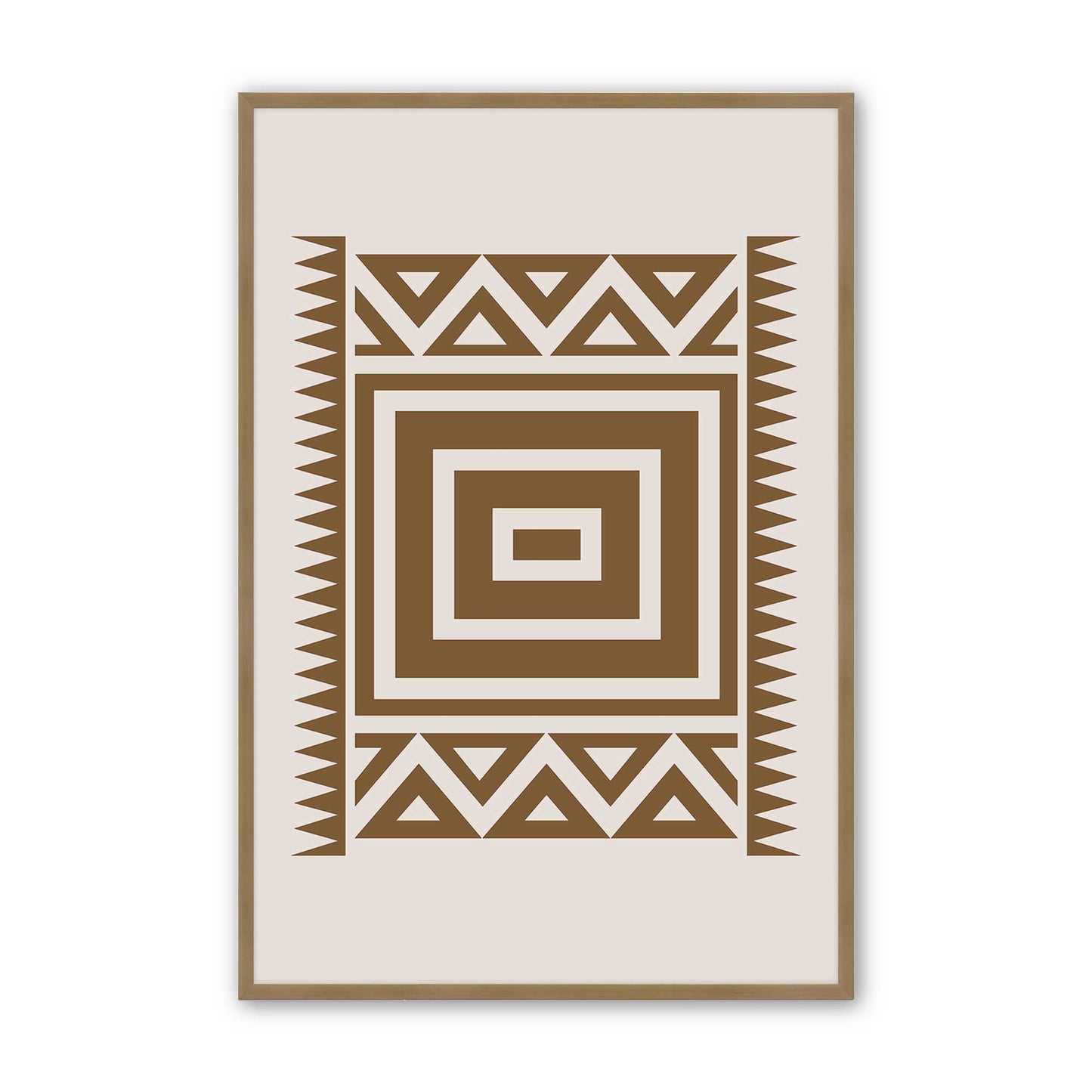 [Color:Brushed Gold], Picture of art in a Brushed Gold frame