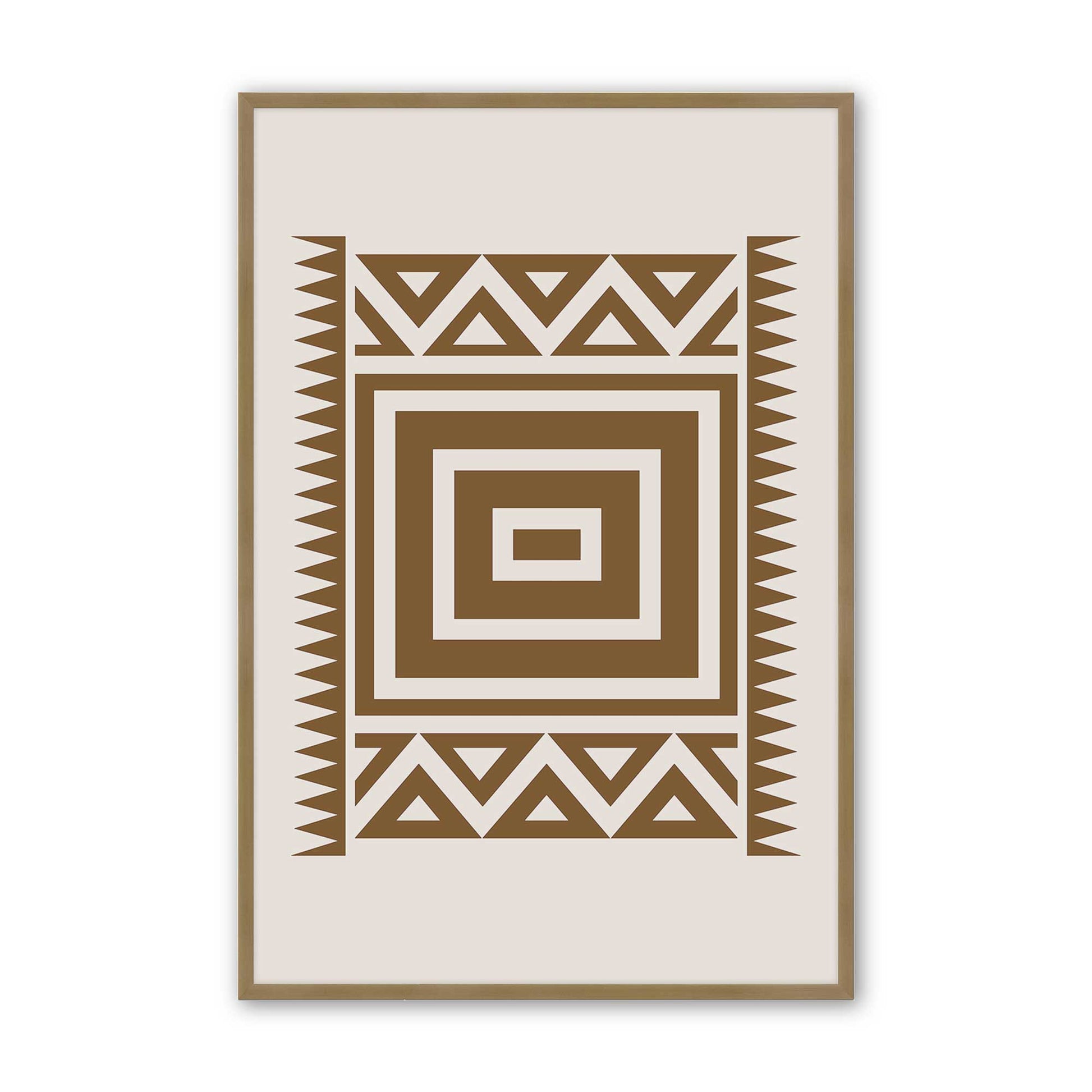 [Color:Brushed Gold], Picture of art in a Brushed Gold frame