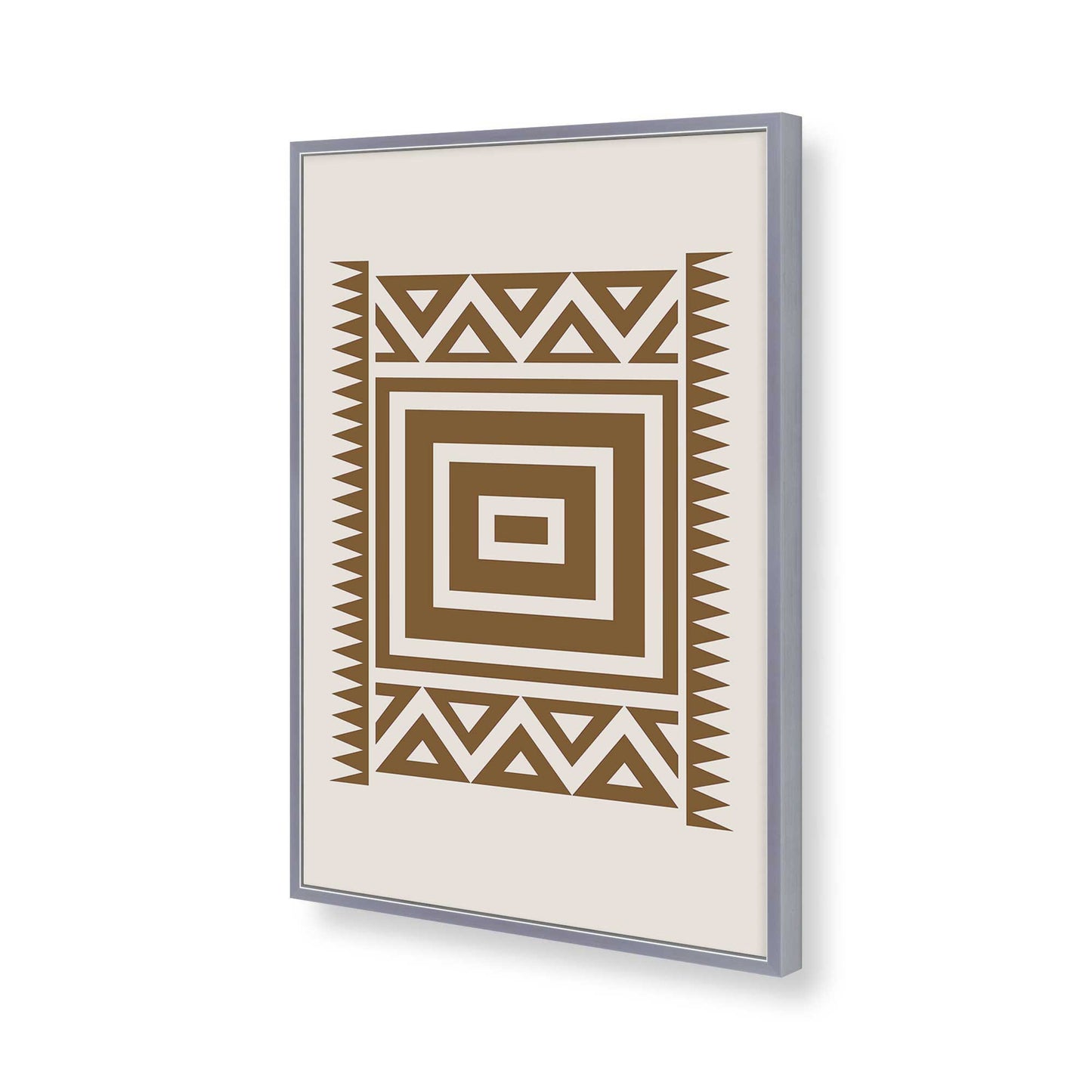 [Color:Polished Chrome], Picture of art in a Polished Chrome frame of the corner