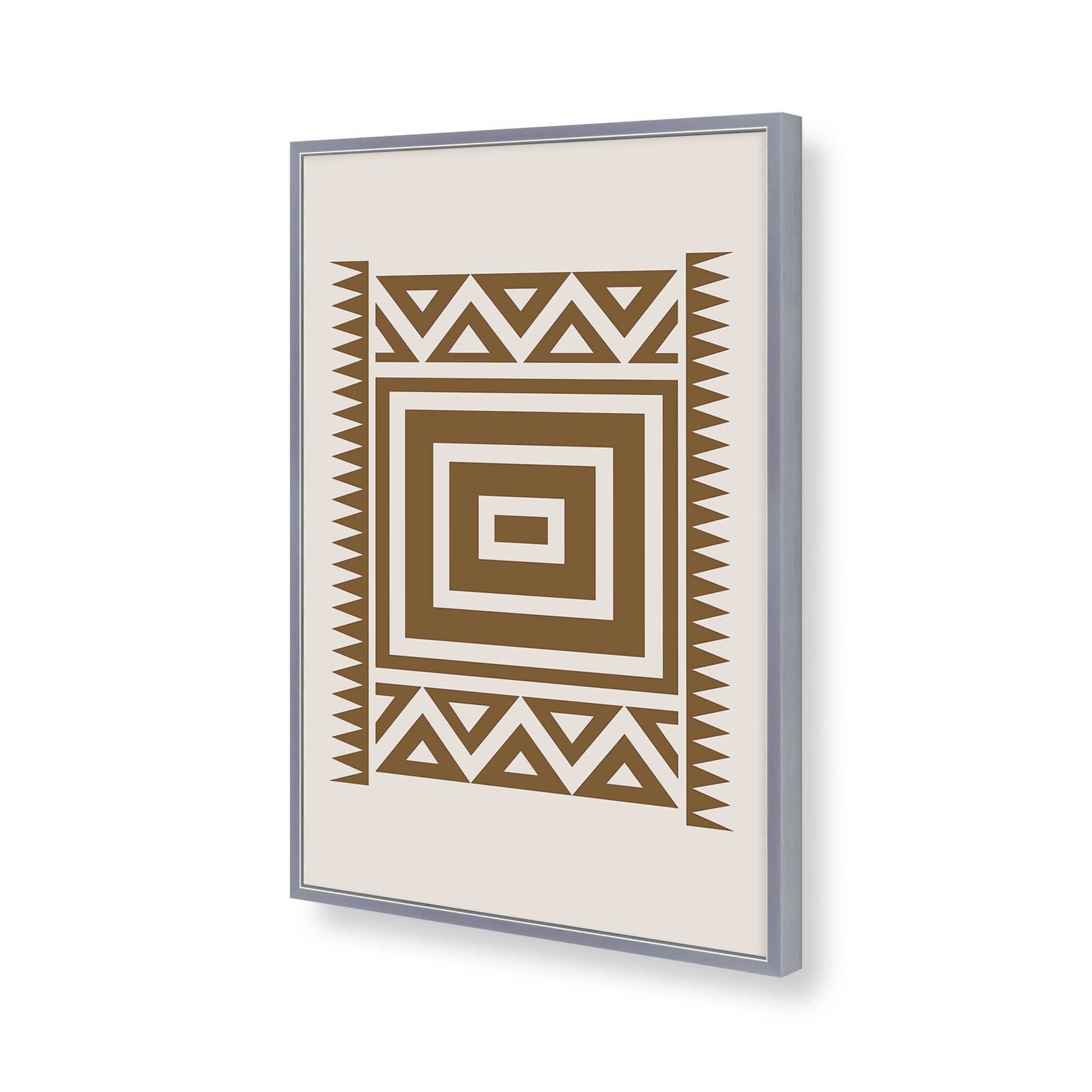 [Color:Polished Chrome], Picture of art in a Polished Chrome frame of the corner