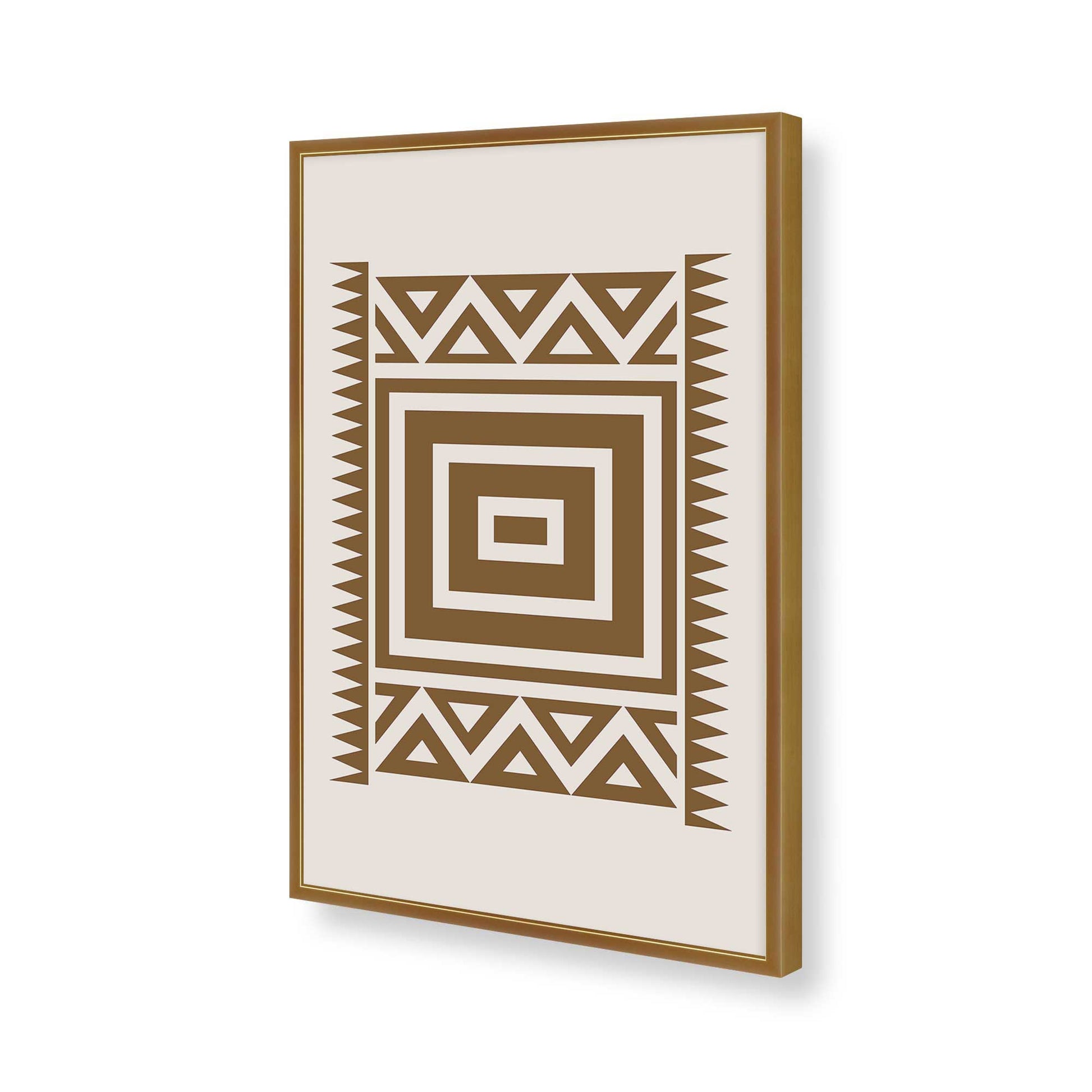 [Color:Polished Gold], Picture of art in a Polished Gold frame of the corner