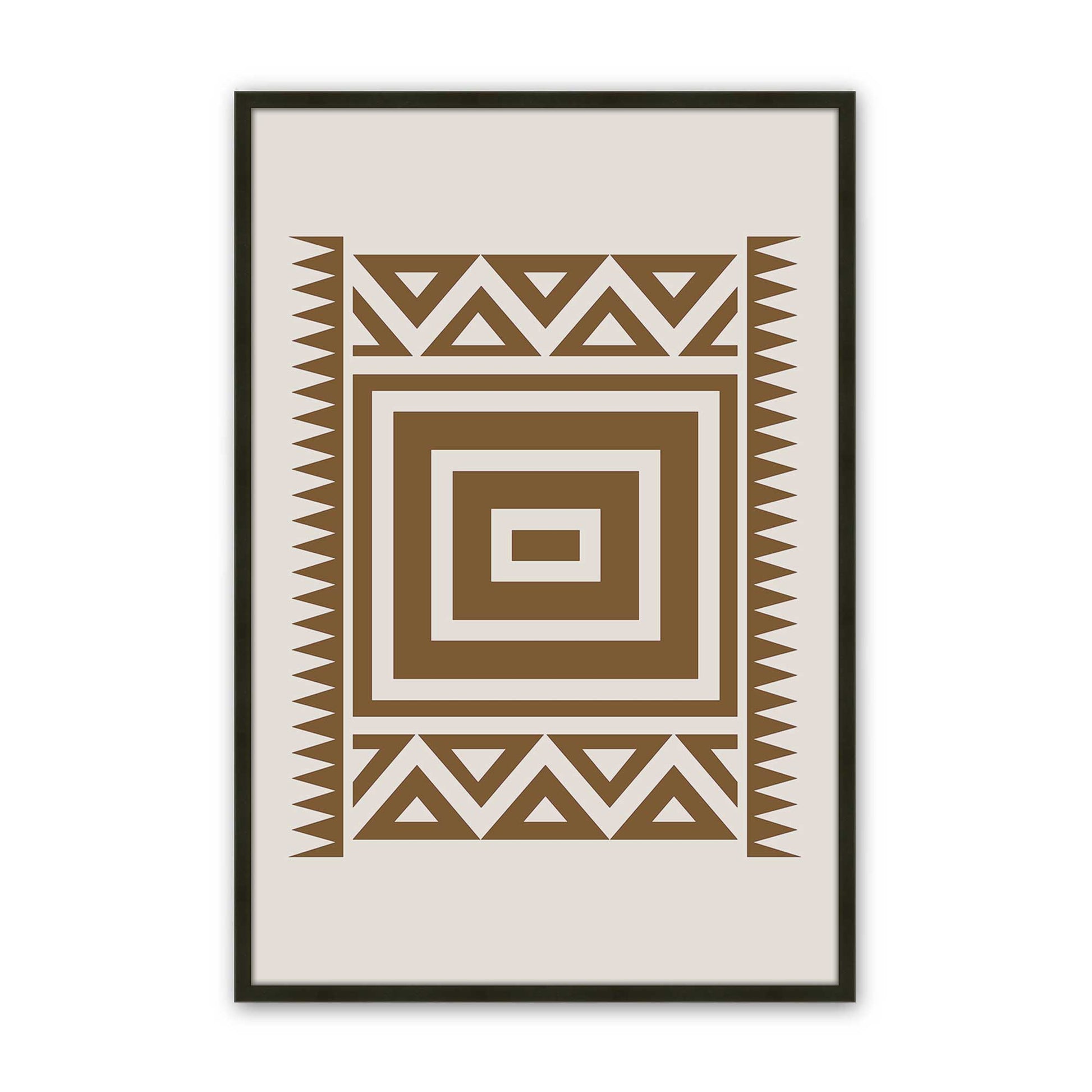 [Color:Satin Black], Picture of art in a Satin Black frame