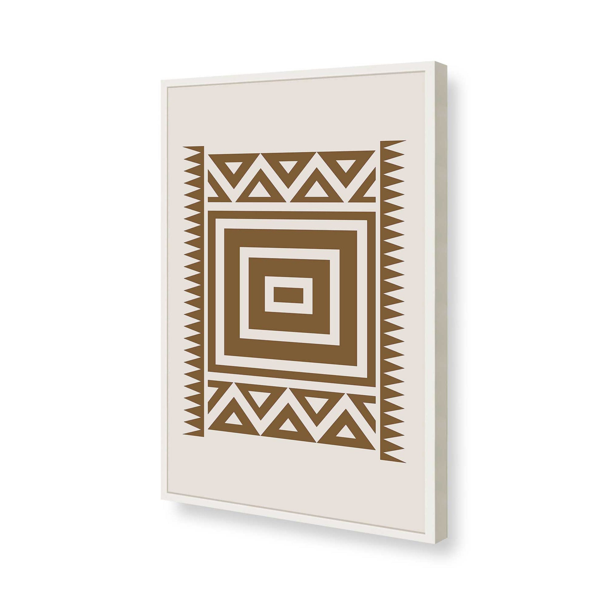 [Color:Opaque White], Picture of art in a Opaque White frame of the corner