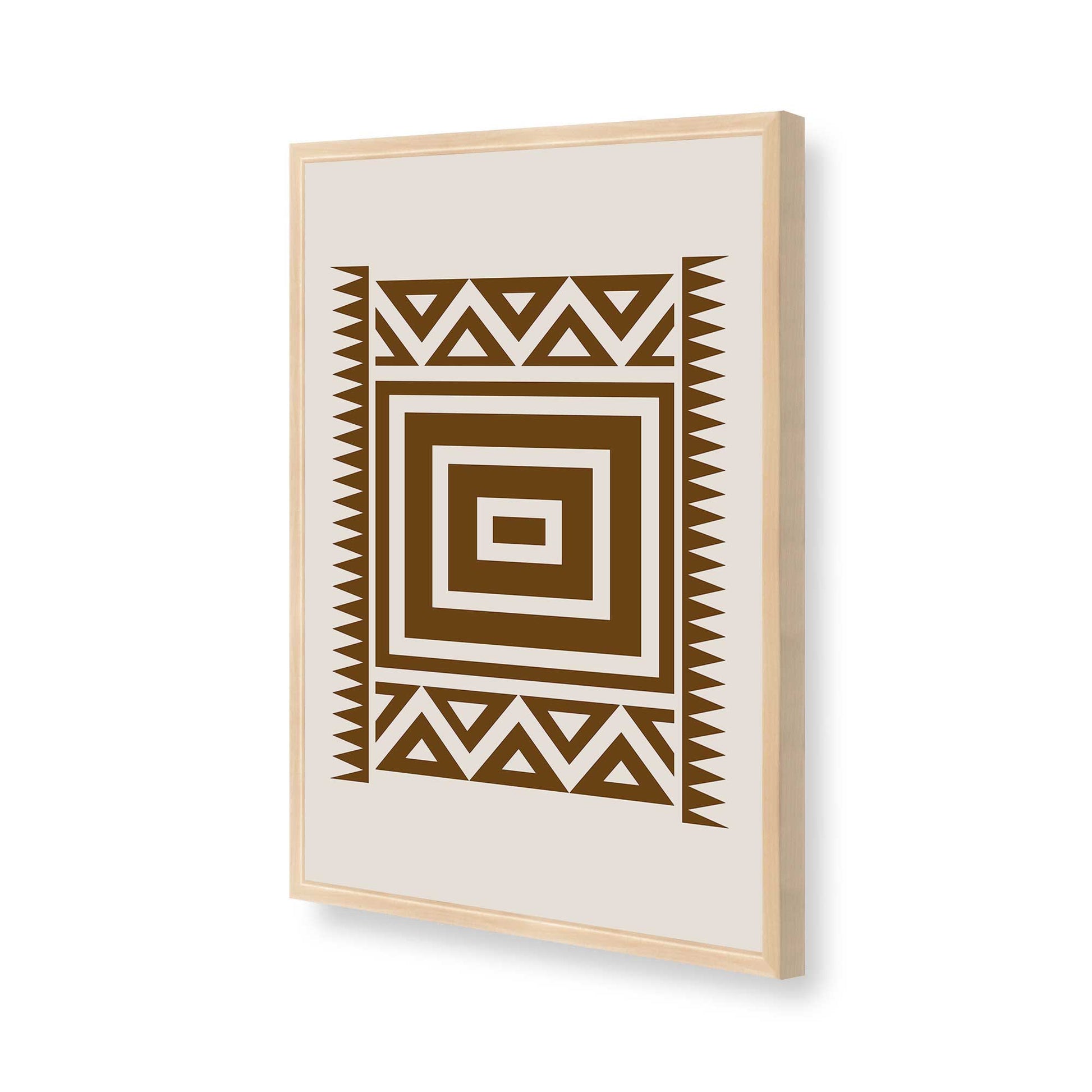 [Color:Raw Maple], Picture of art in a Raw Maple frame of the corner