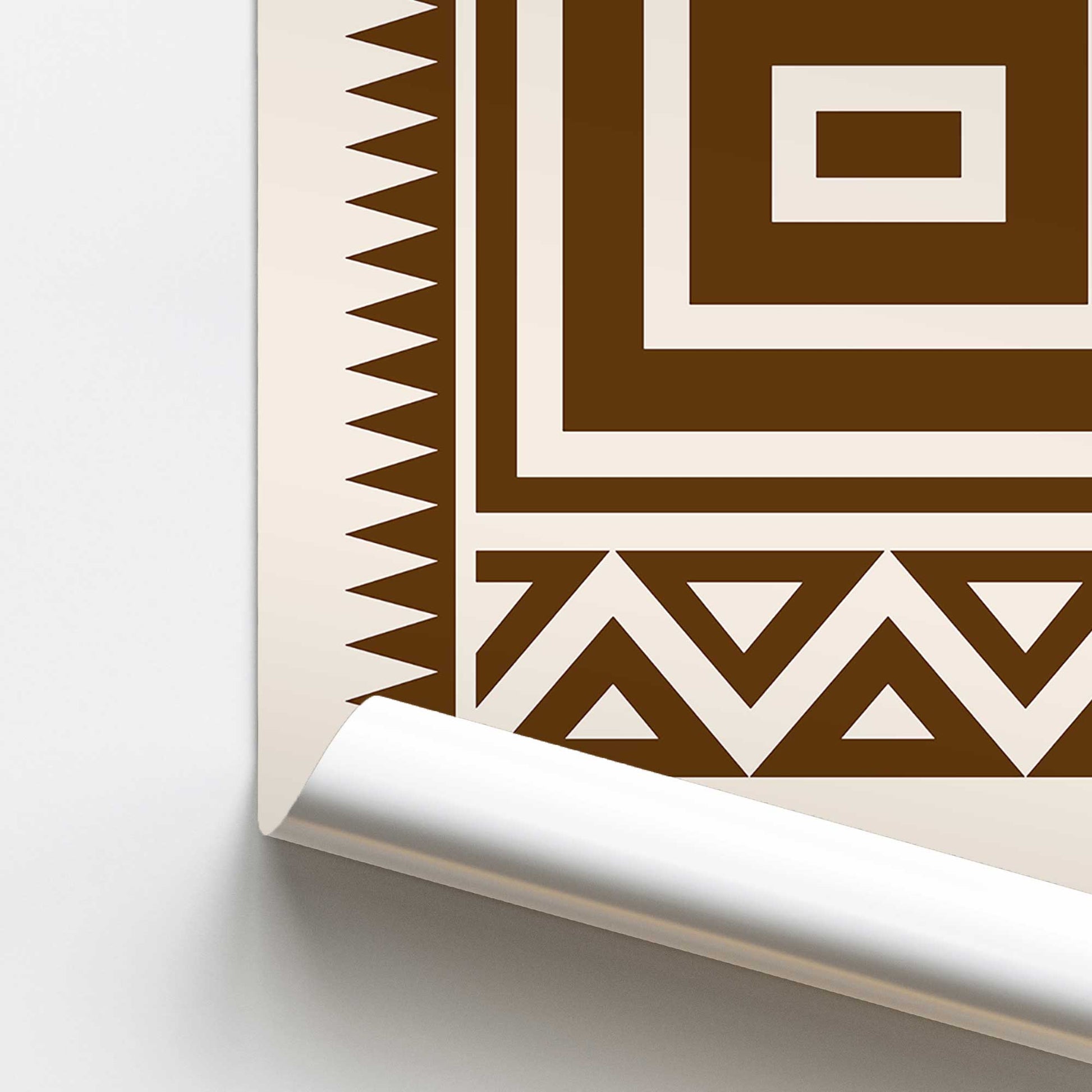 [color:Rolled Print], Picture of close up of art