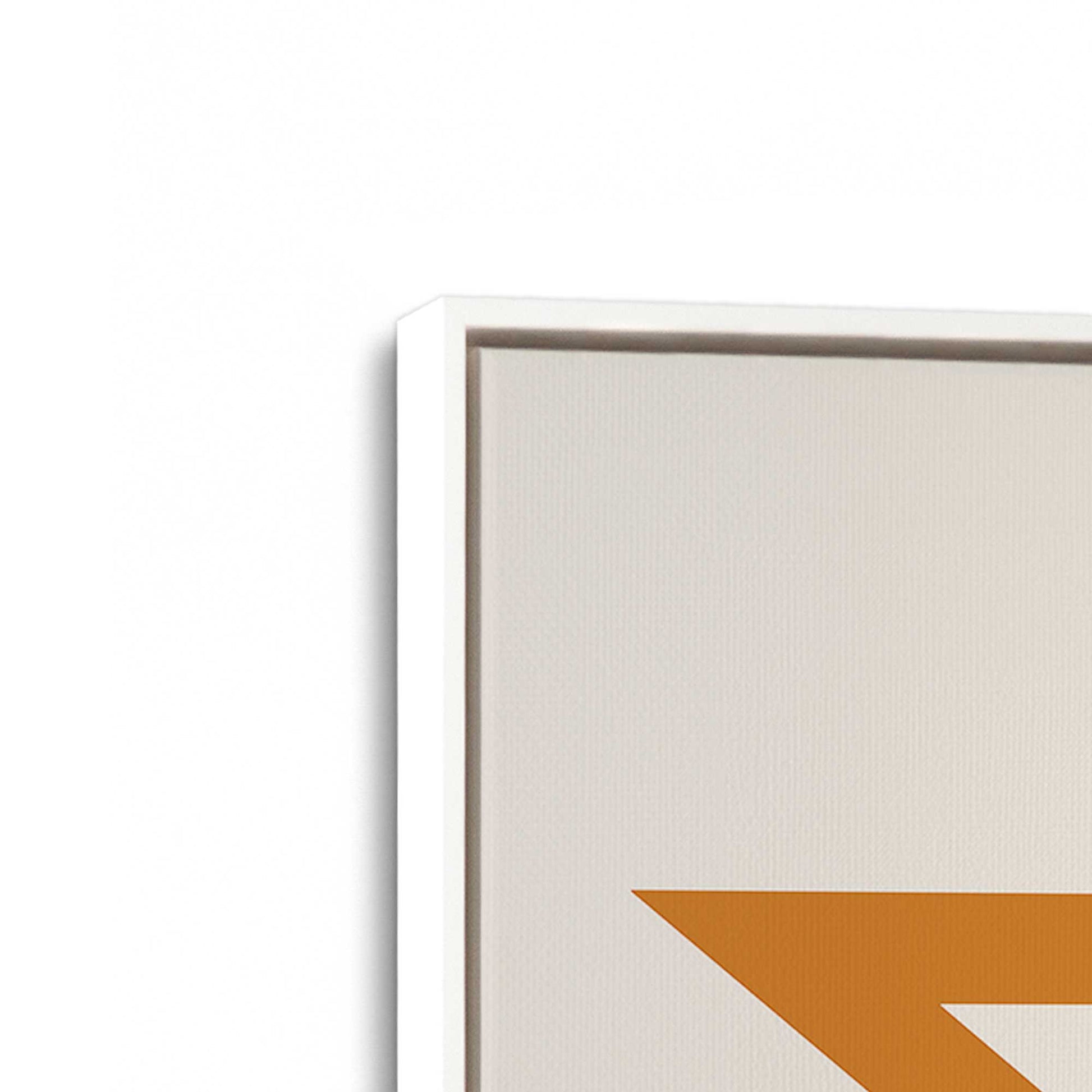[Color:Opaque White], Picture of art in a White frame at an angle