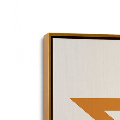 [Color:Polished Gold], Picture of art in a Polished Gold frame at an angle