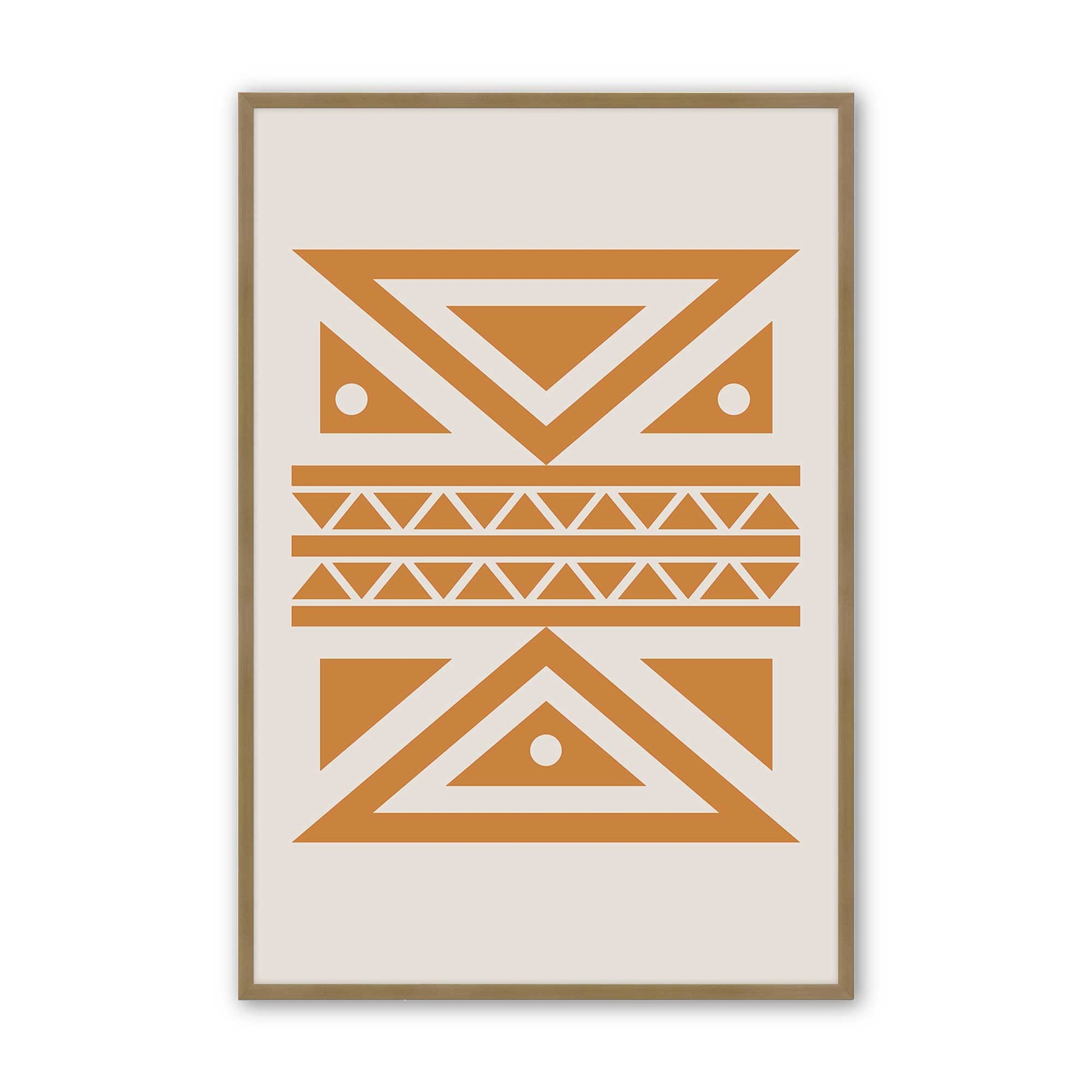 [Color:Brushed Gold], Picture of art in a Brushed Gold frame