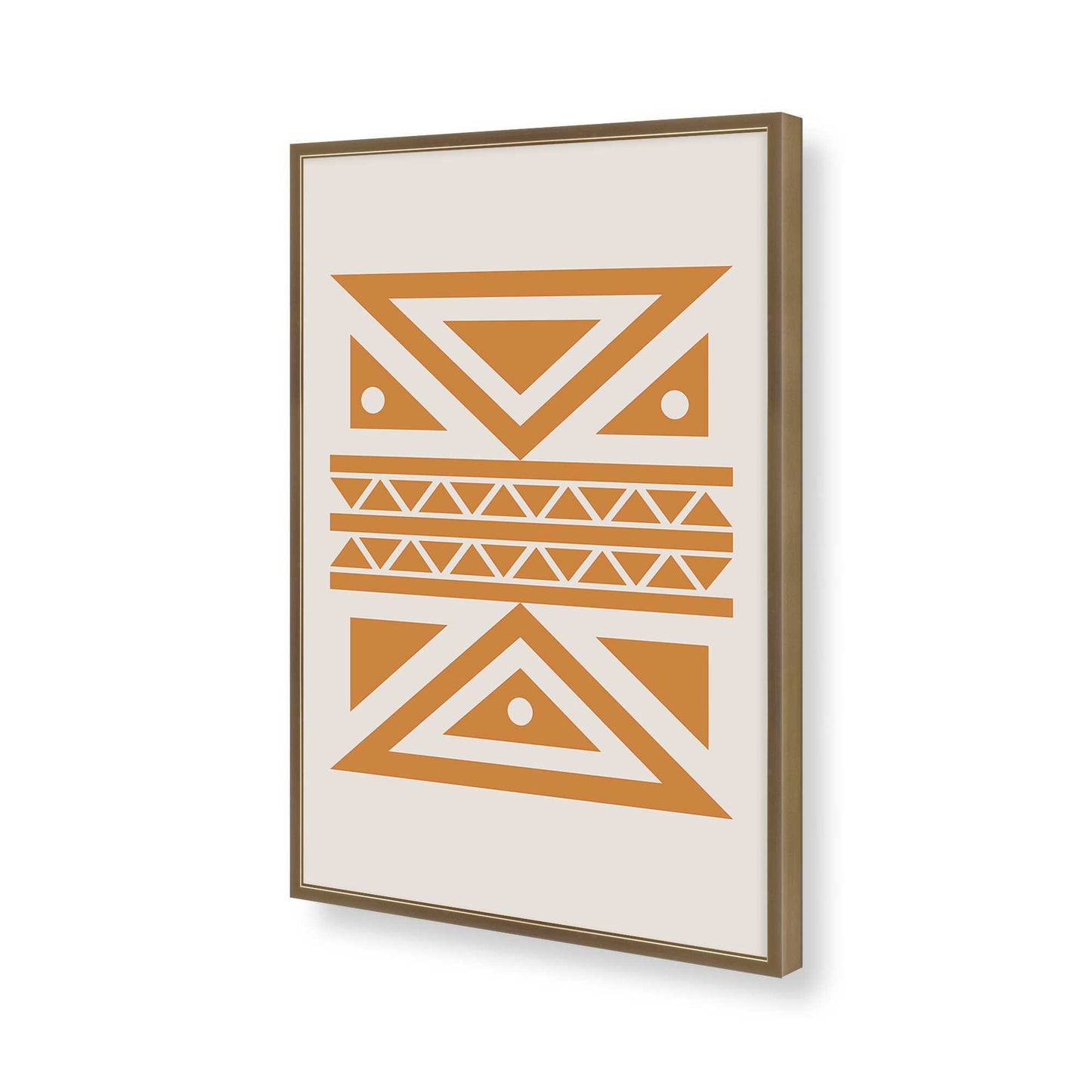 [Color:Brushed Gold], Picture of art in a Brushed Gold frame of the corner