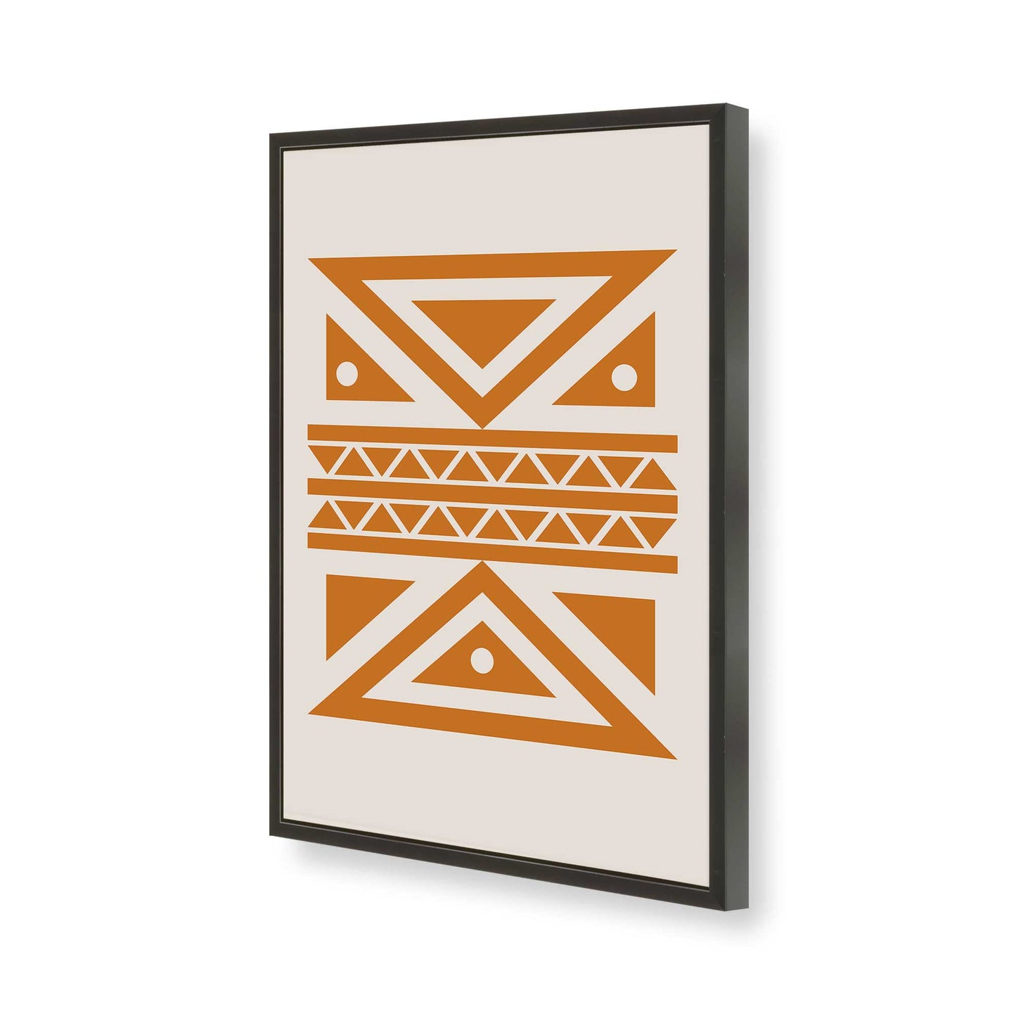 [Color:Satin Black], Picture of art in a Satin Black frame of the corner