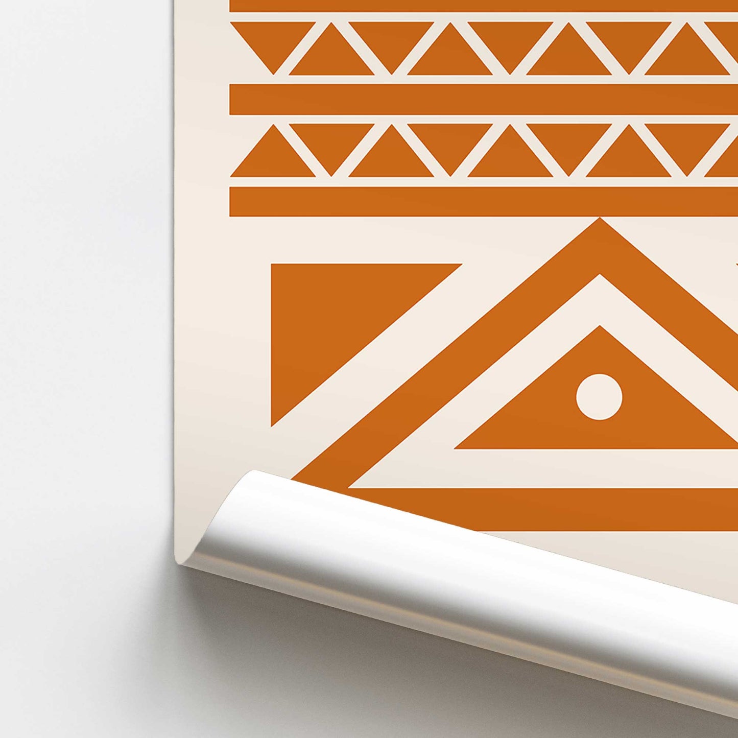 [color:Rolled Print], Picture of close up of art