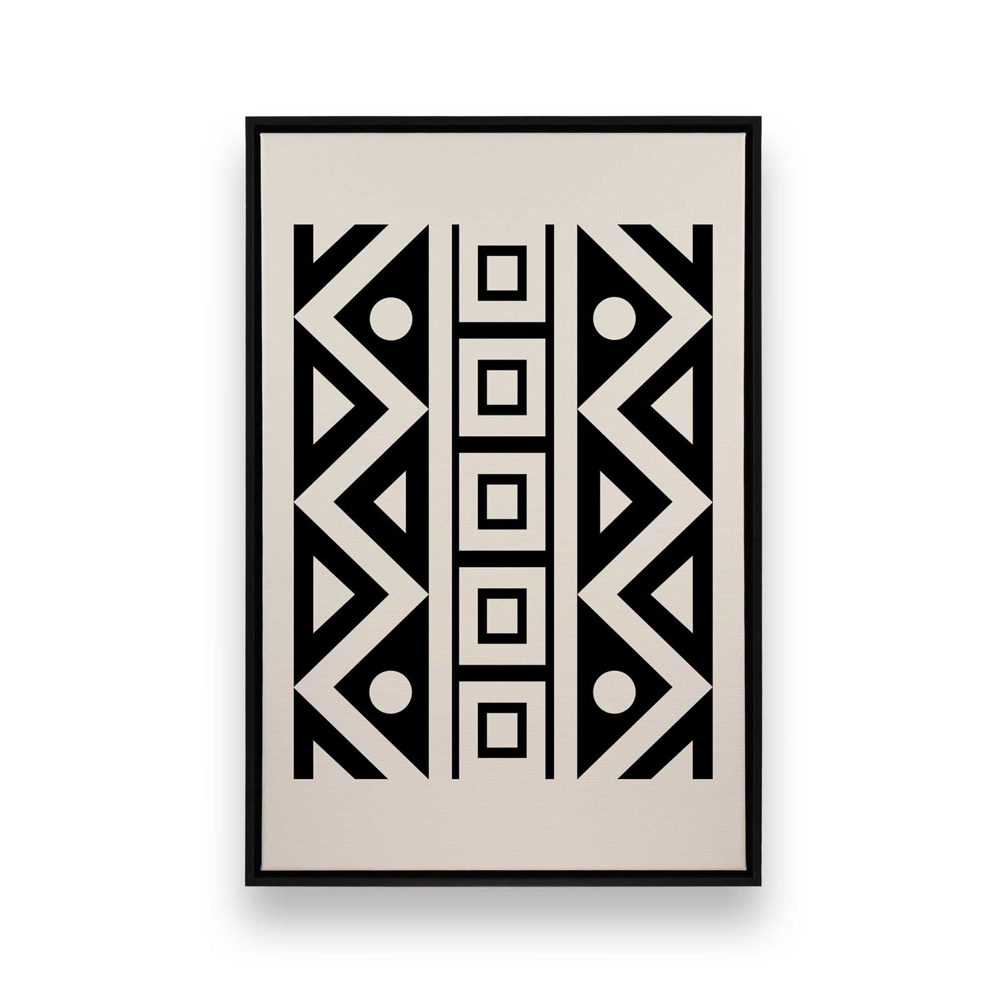 [Color:Satin Black], Picture of art in a Satin Black frame