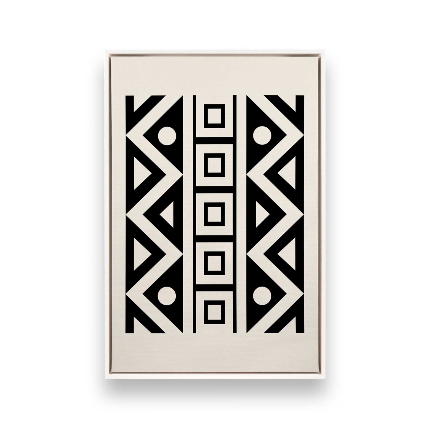 [Color:Opaque White], Picture of art in a White frame