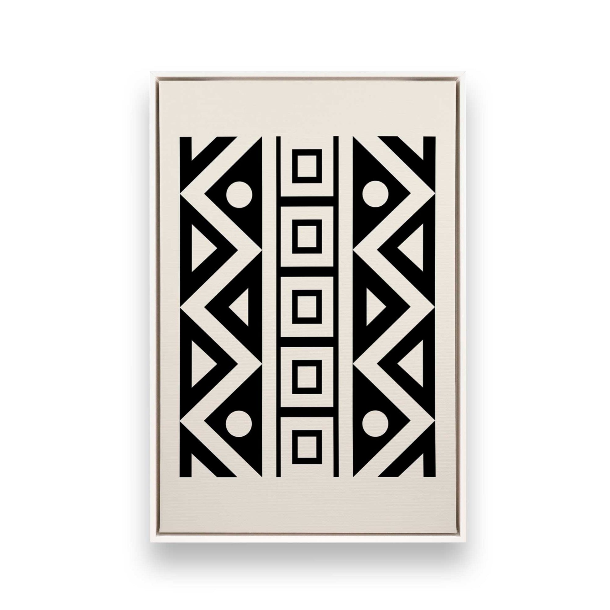 [Color:Opaque White], Picture of art in a White frame