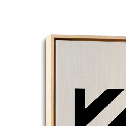 [Color:American Maple], Picture of art in a American Maple frame at an angle