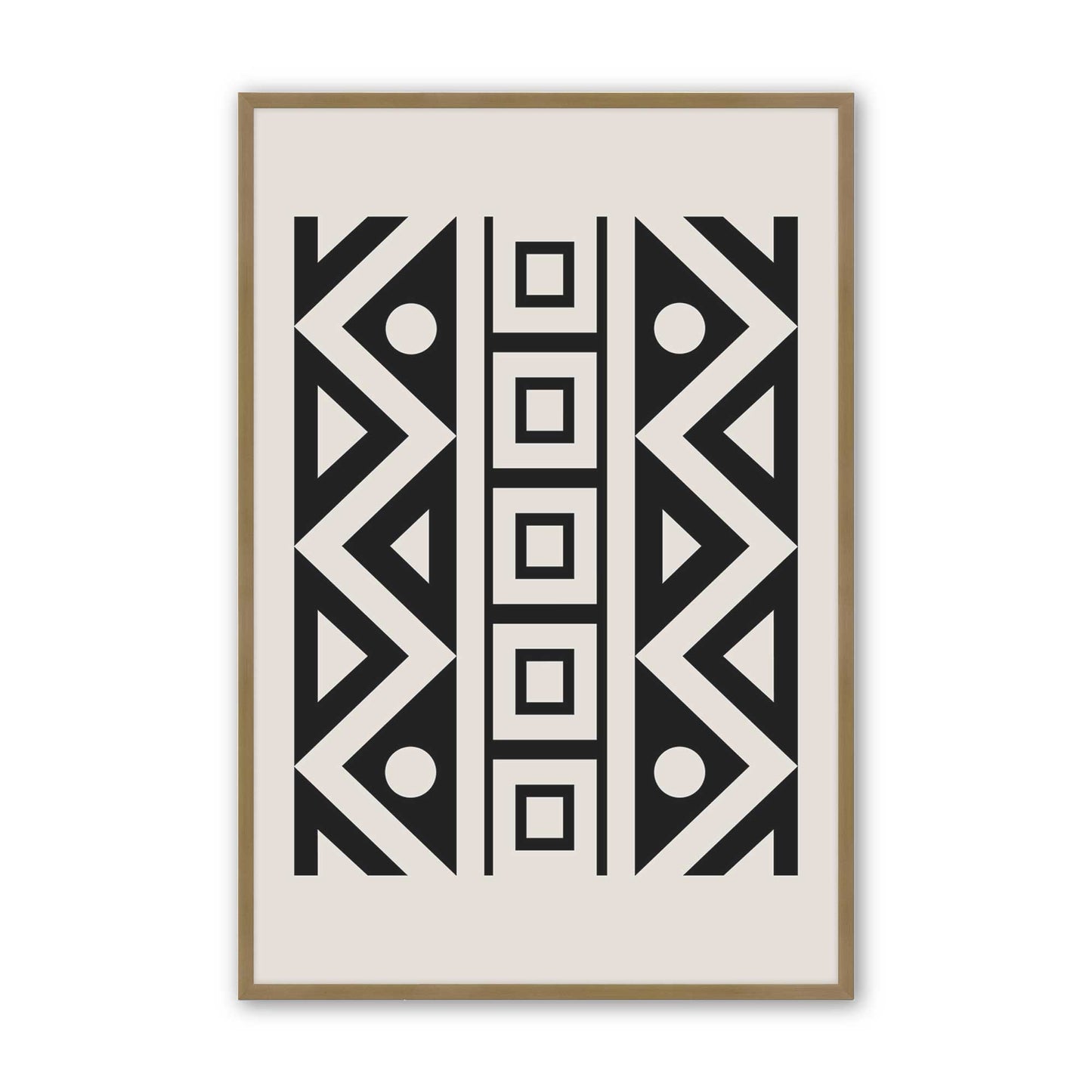 [Color:Brushed Gold], Picture of art in a Brushed Gold frame