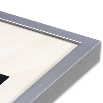 [Color:Polished Chrome], Picture of art in a Polished Chrome frame at an angle
