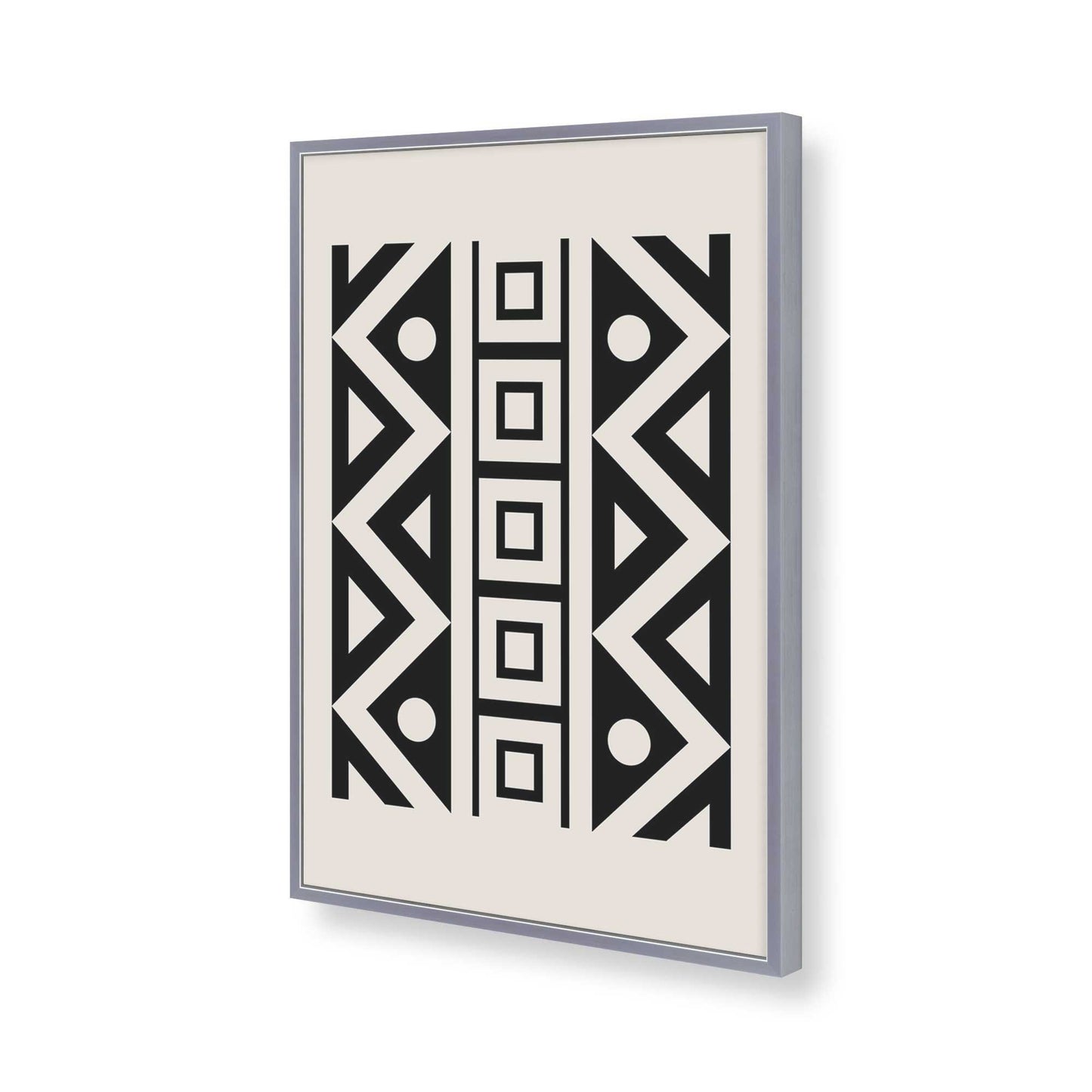 [Color:Polished Chrome], Picture of art in a Polished Chrome frame of the corner