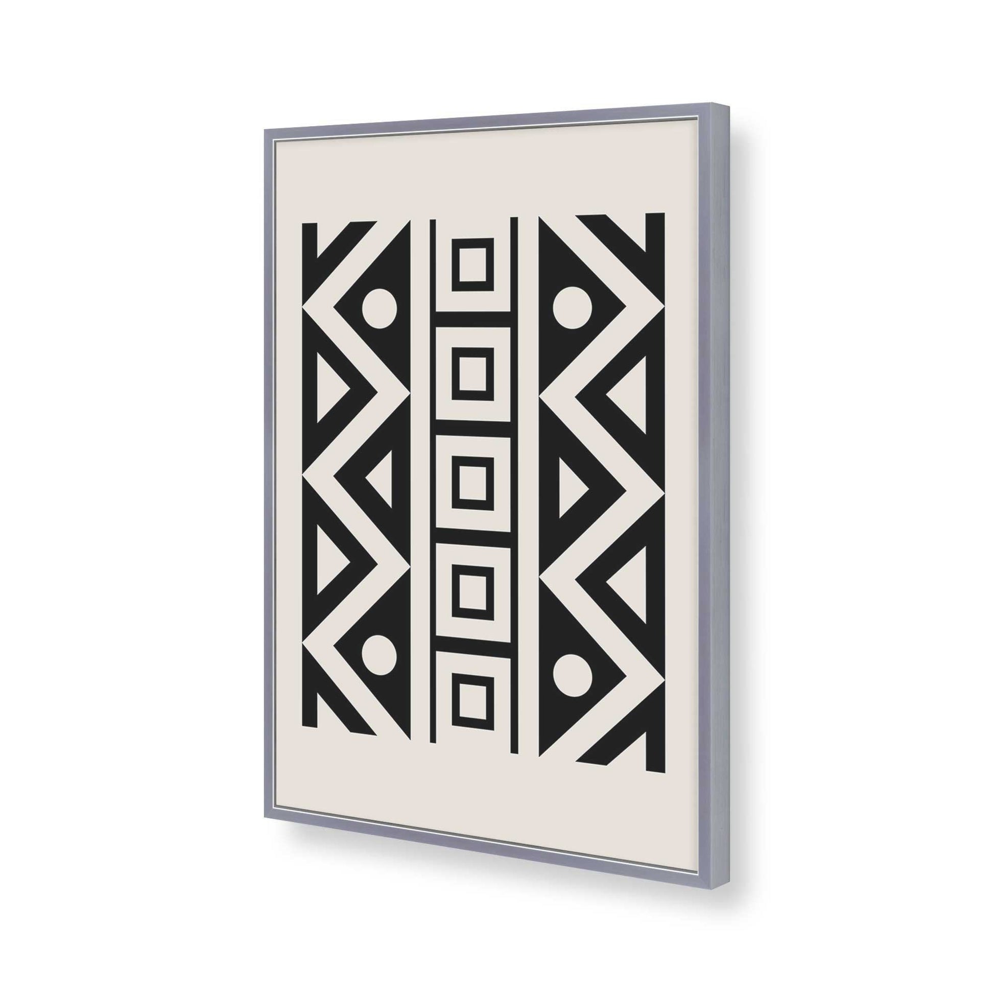 [Color:Polished Chrome], Picture of art in a Polished Chrome frame of the corner