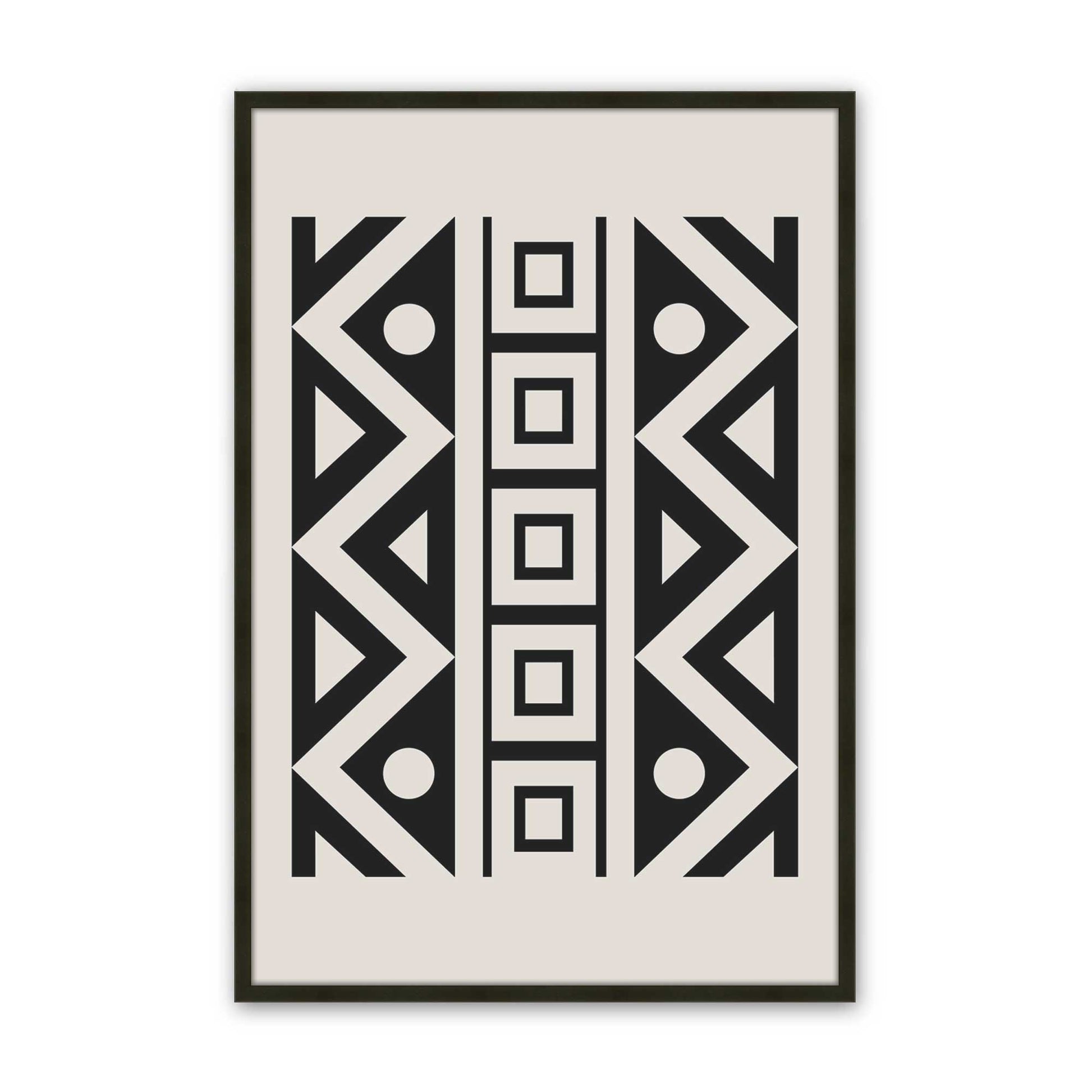 [Color:Satin Black], Picture of art in a Satin Black frame