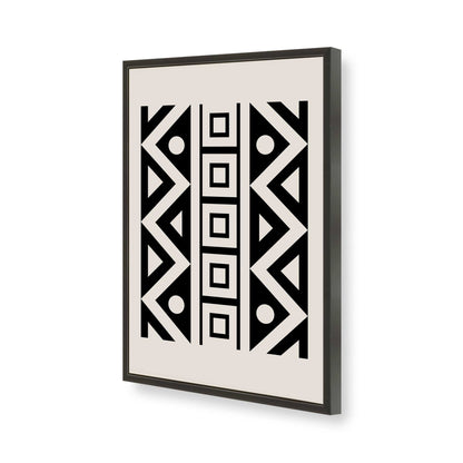 [Color:Satin Black], Picture of art in a Satin Black frame of the corner