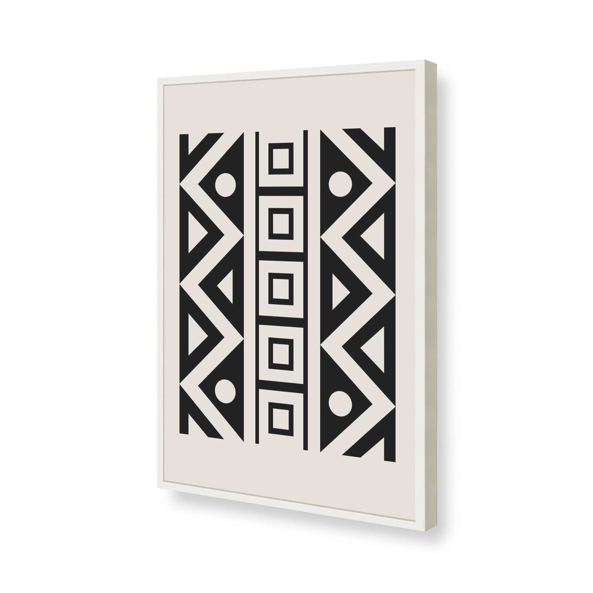 [Color:Opaque White], Picture of art in a Opaque White frame of the corner