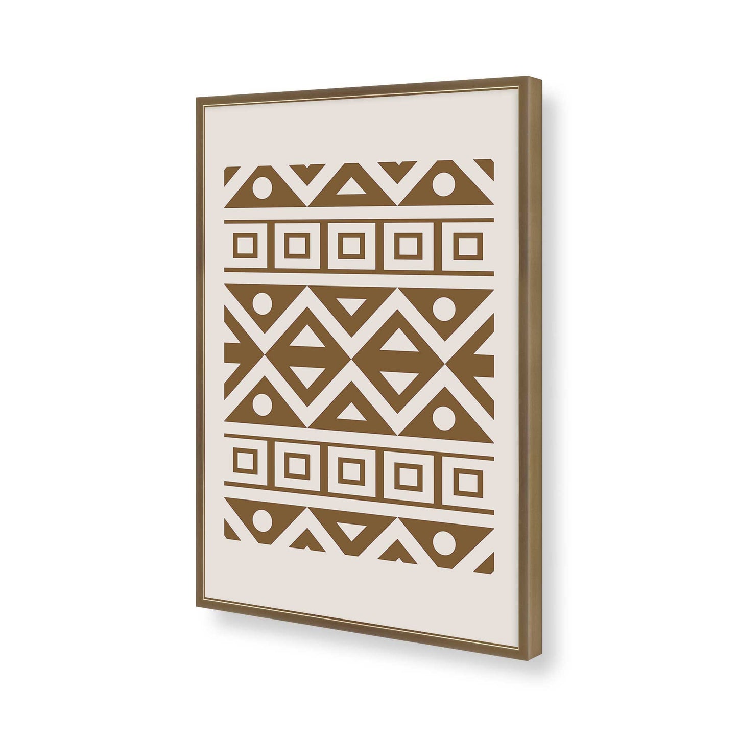 [Color:Brushed Gold], Picture of art in a Brushed Gold frame of the corner