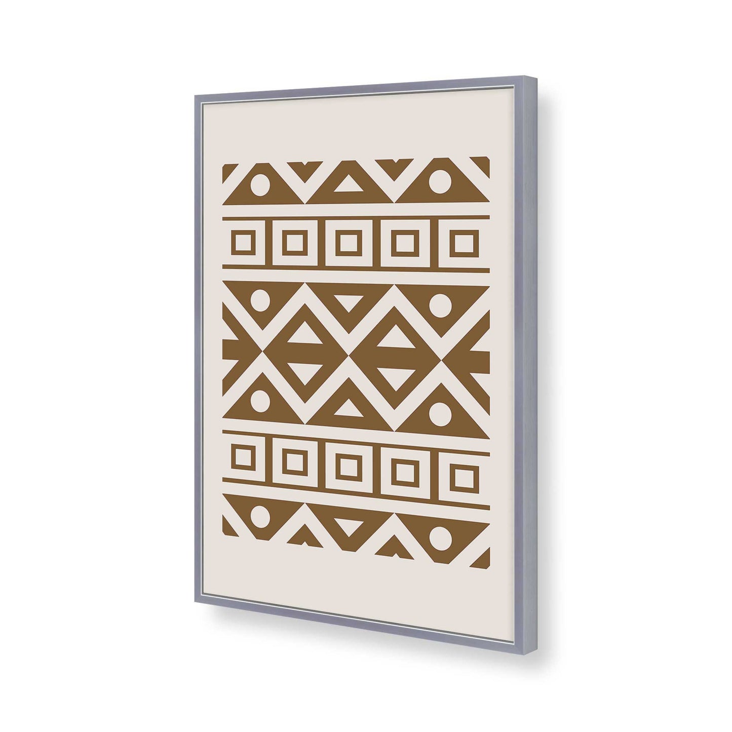 [Color:Polished Chrome], Picture of art in a Polished Chrome frame of the corner