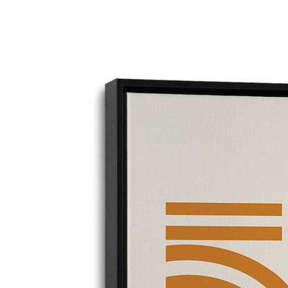 [Color:Satin Black], Picture of art in a Satin Black frame at an angle