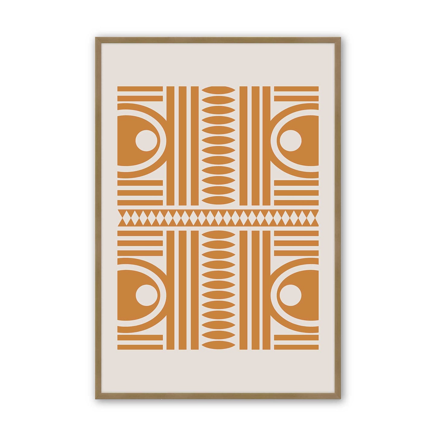 [Color:Brushed Gold], Picture of art in a Brushed Gold frame