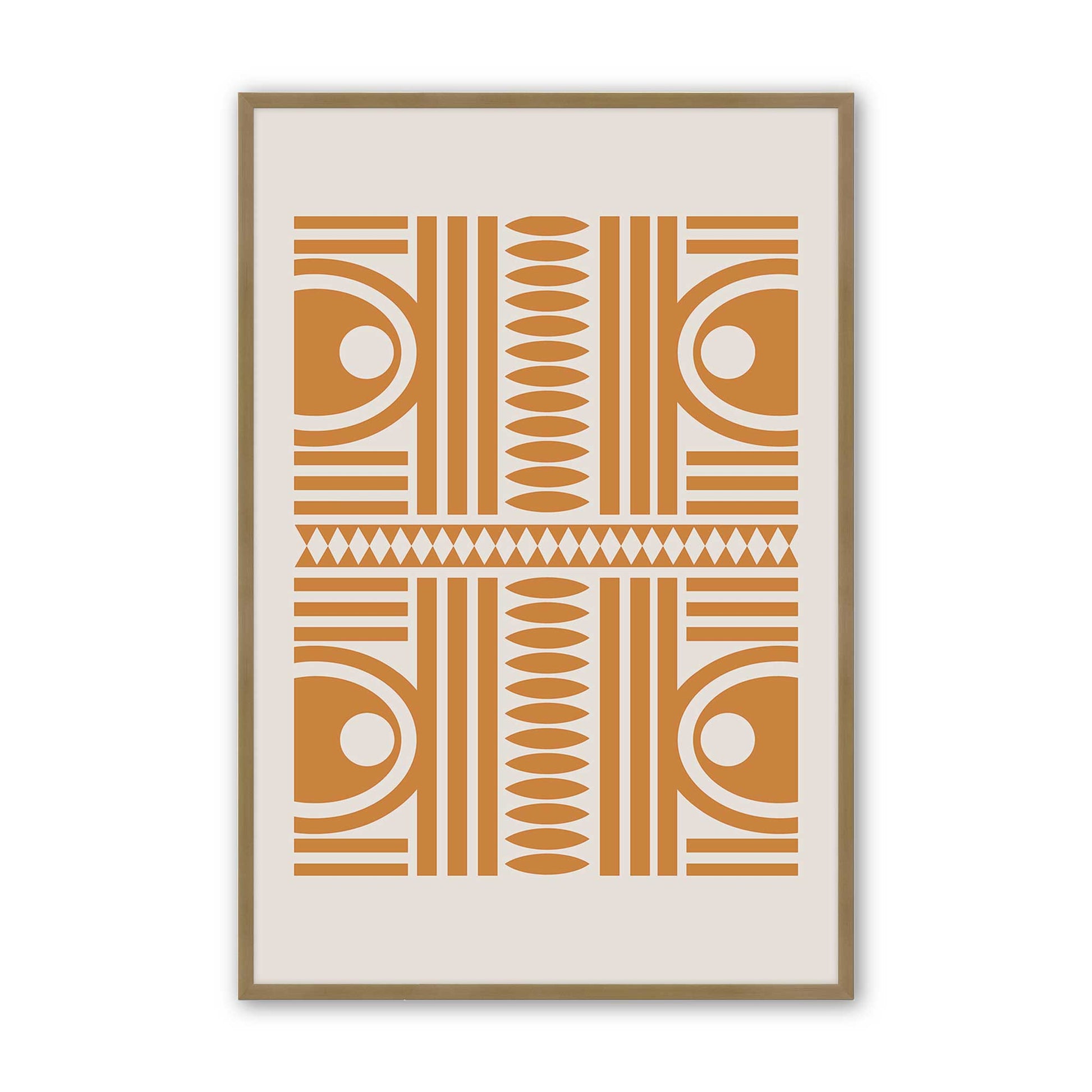 [Color:Brushed Gold], Picture of art in a Brushed Gold frame