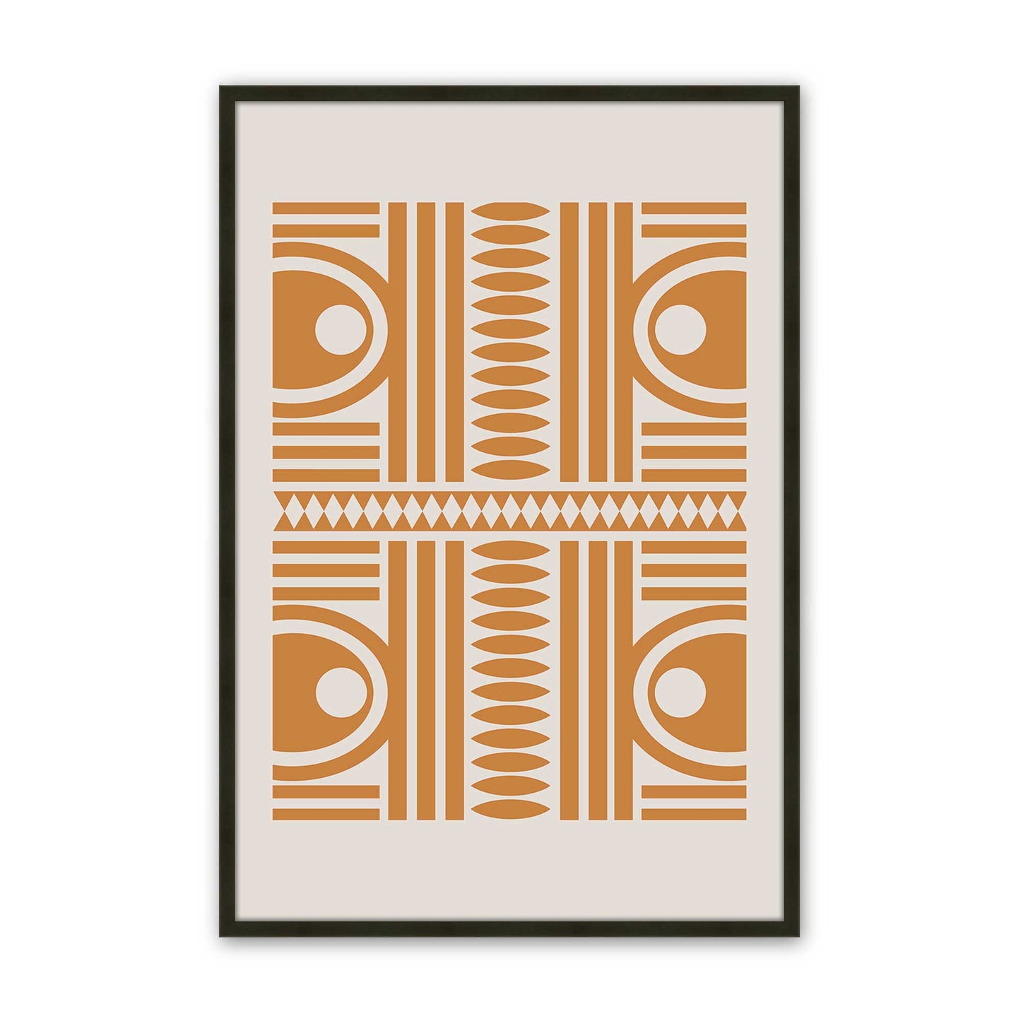 [Color:Satin Black], Picture of art in a Satin Black frame