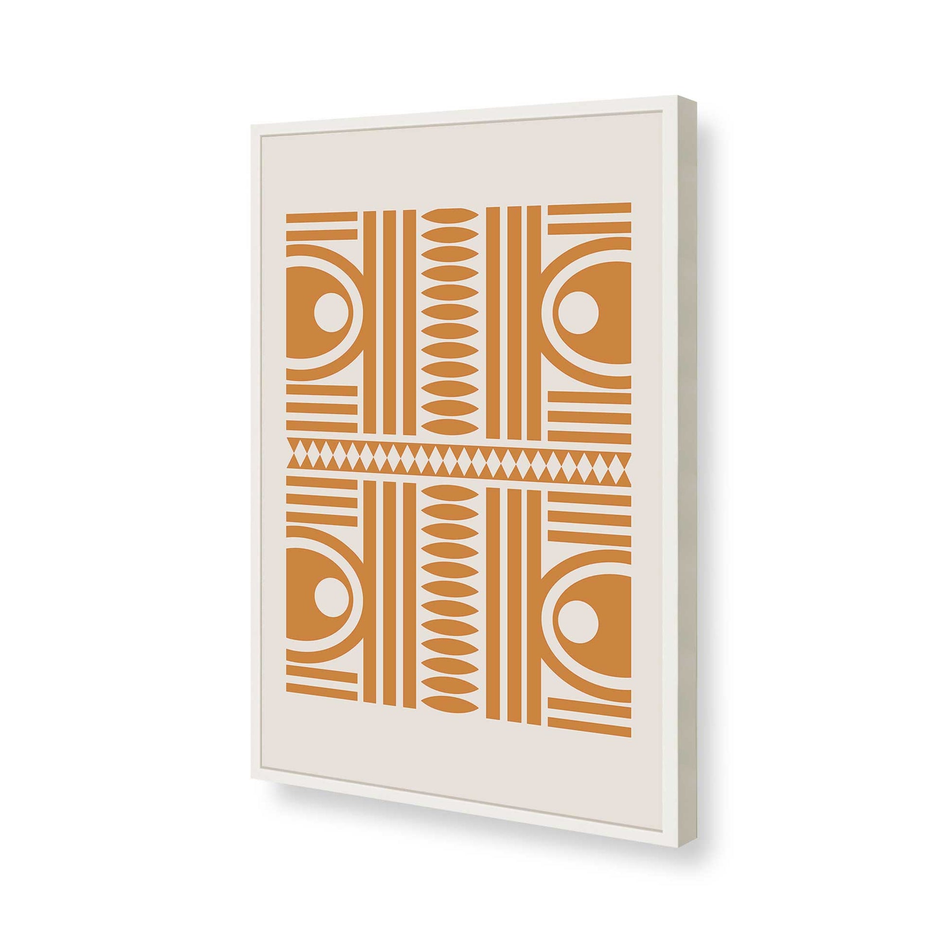 [Color:Opaque White], Picture of art in a Opaque White frame of the corner