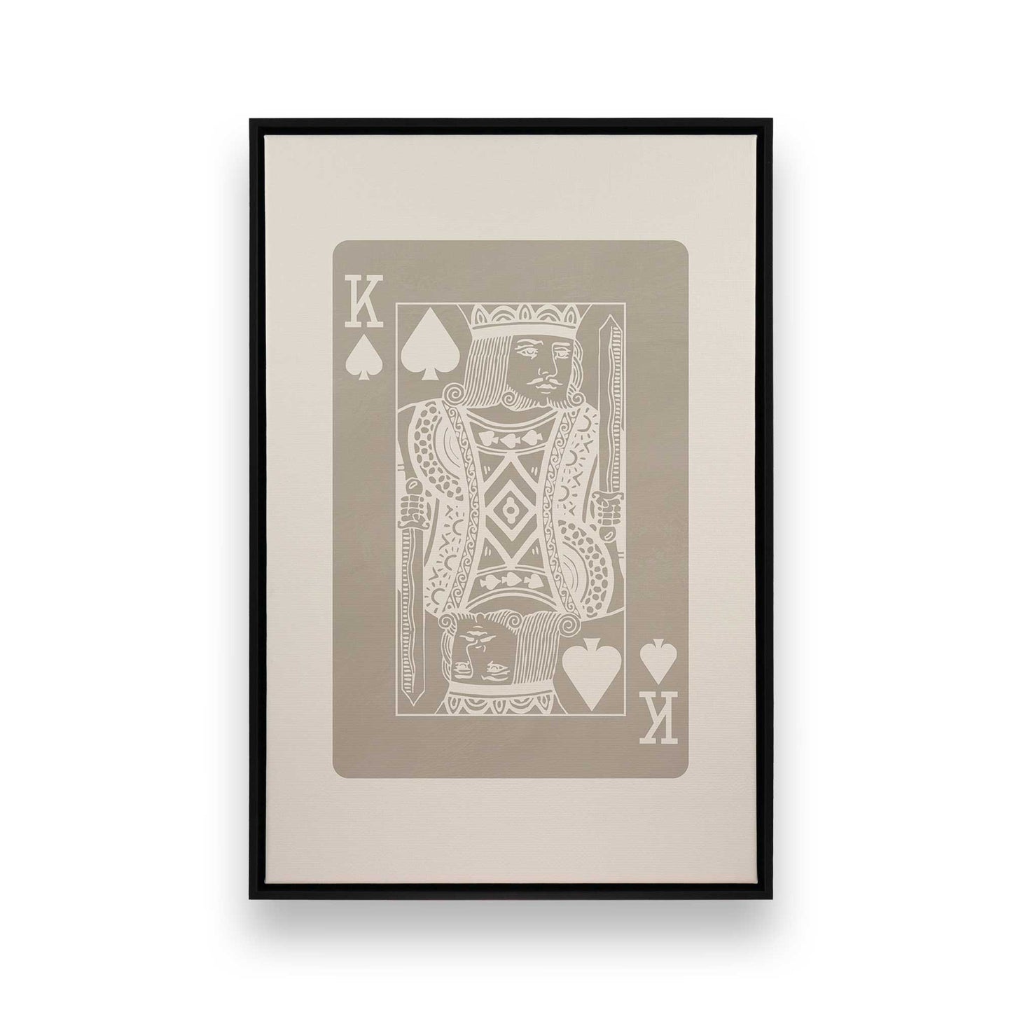 [Color:Satin Black], Picture of art in a Satin Black frame