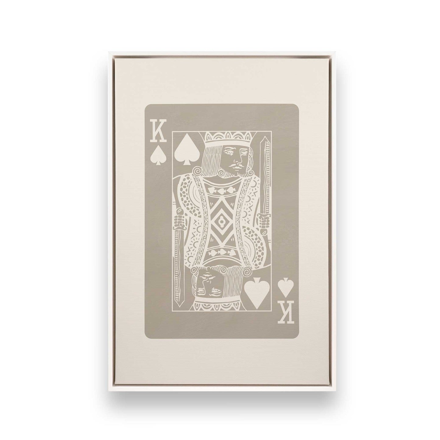 [Color:Opaque White], Picture of art in a White frame