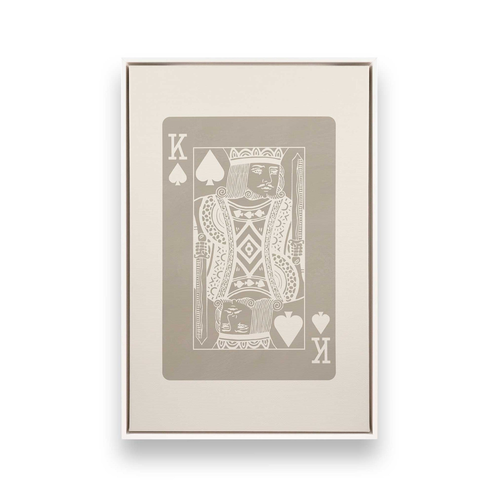 [Color:Opaque White], Picture of art in a White frame