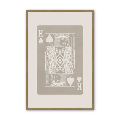 [Color:Brushed Gold], Picture of art in a Brushed Gold frame