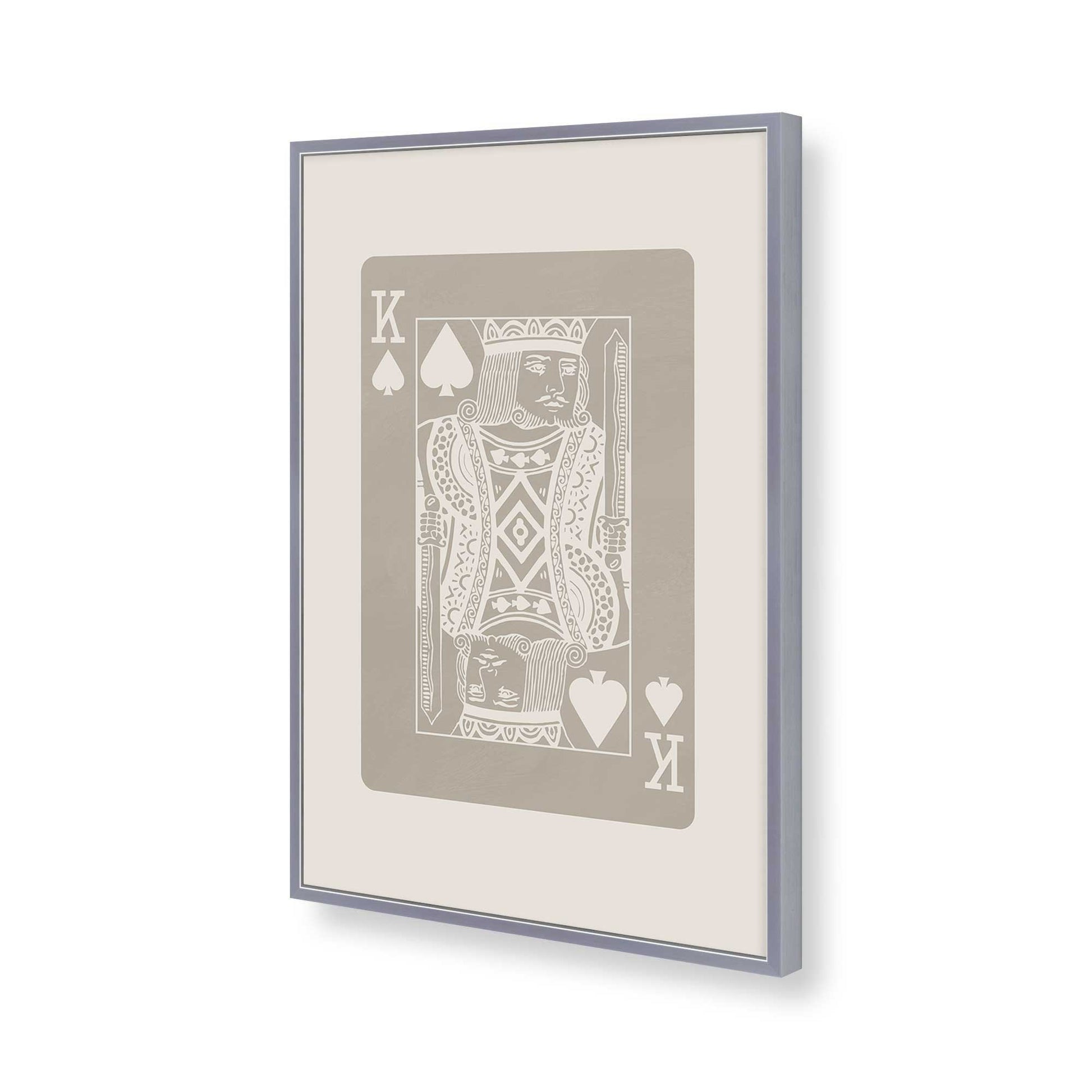 [Color:Polished Chrome], Picture of art in a Polished Chrome frame of the corner