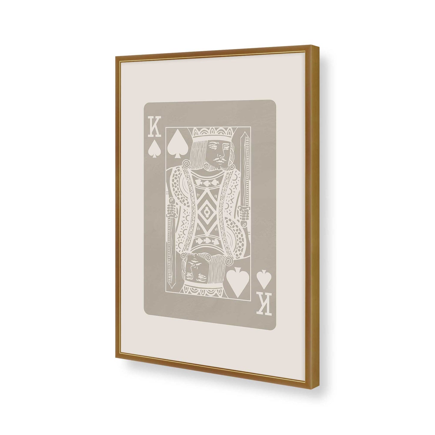 [Color:Polished Gold], Picture of art in a Polished Gold frame of the corner