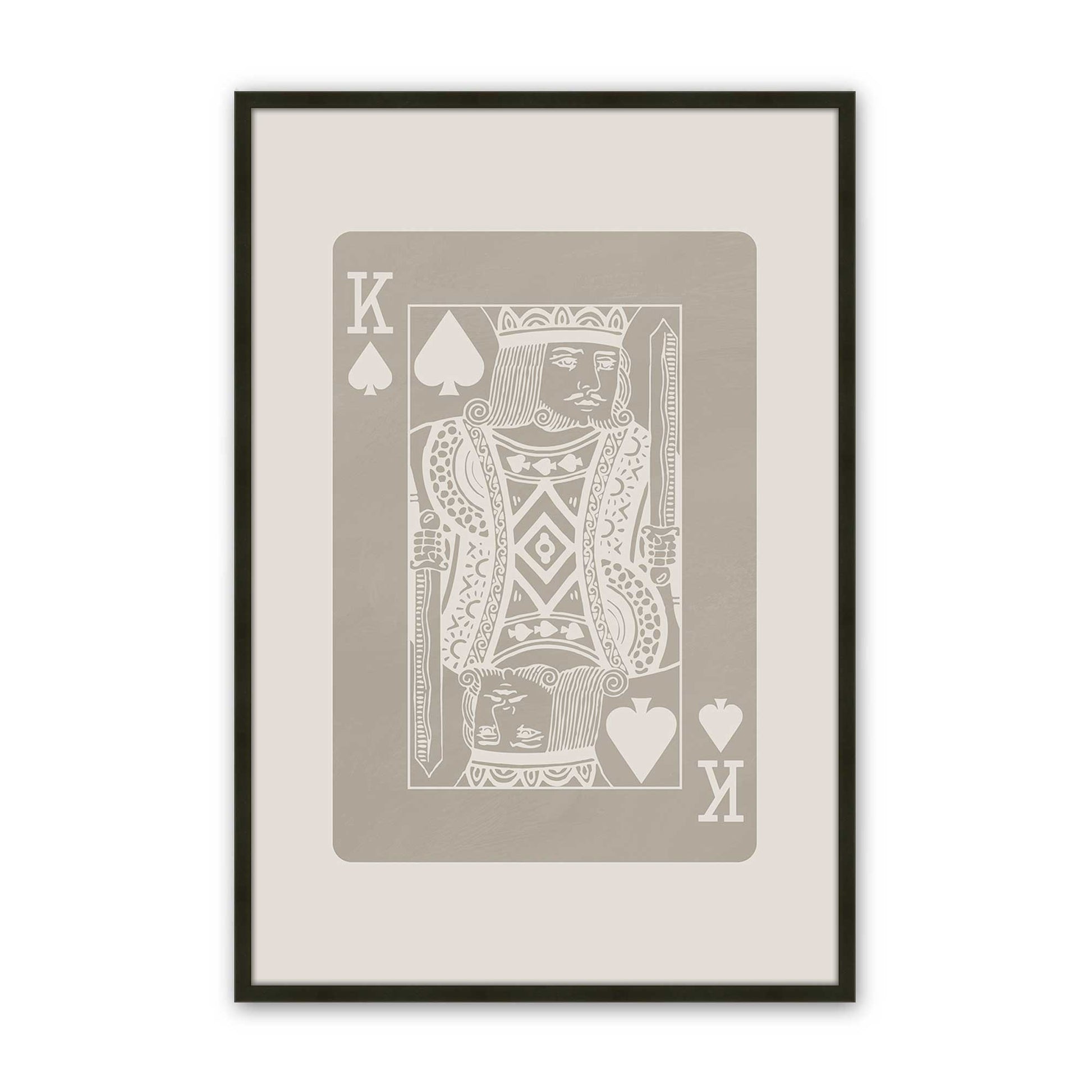 [Color:Satin Black], Picture of art in a Satin Black frame