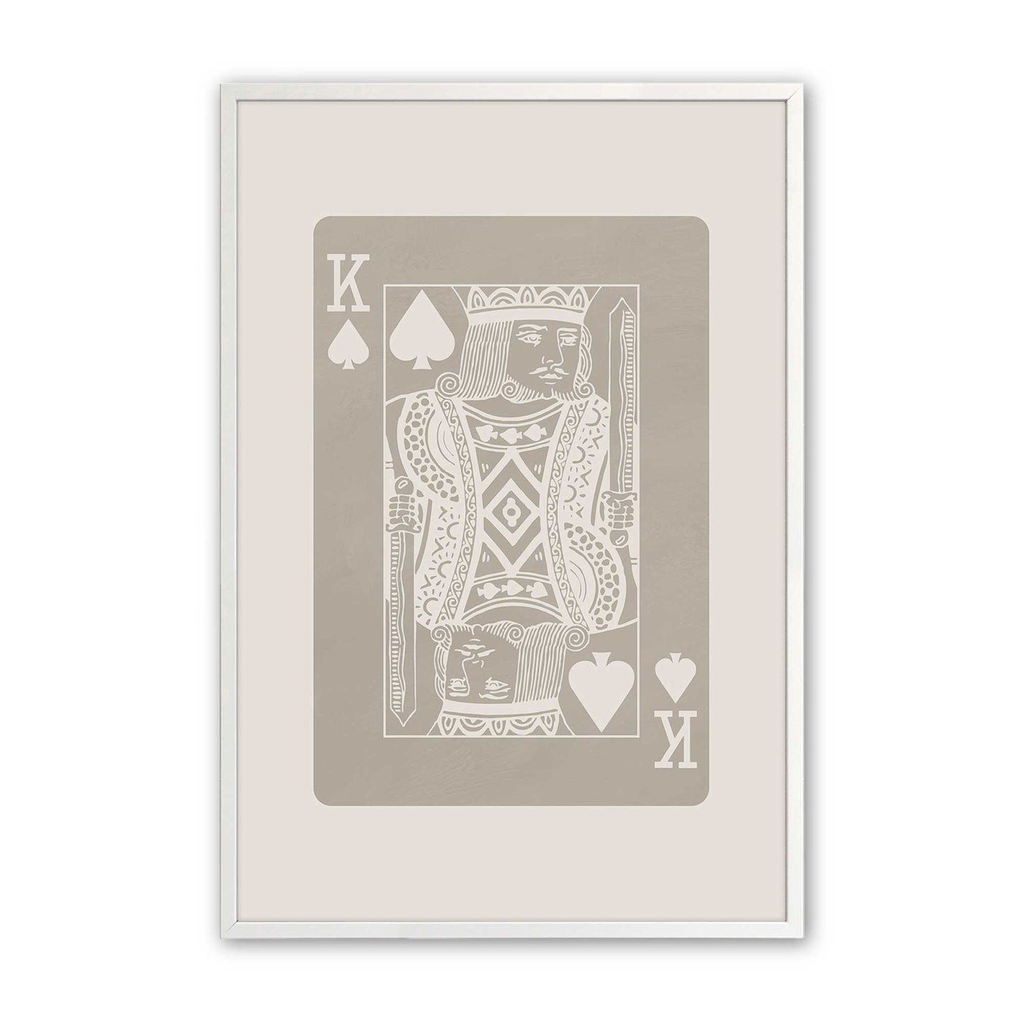 [Color:Opaque White], Picture of art in a Opaque White frame