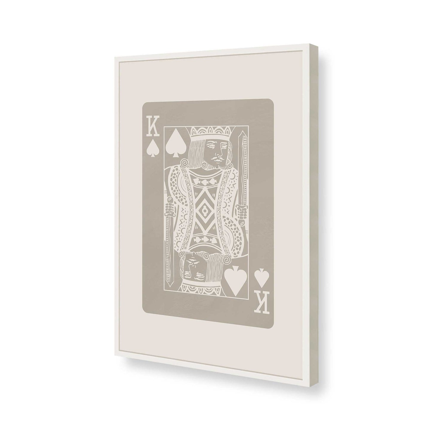 [Color:Opaque White], Picture of art in a Opaque White frame of the corner