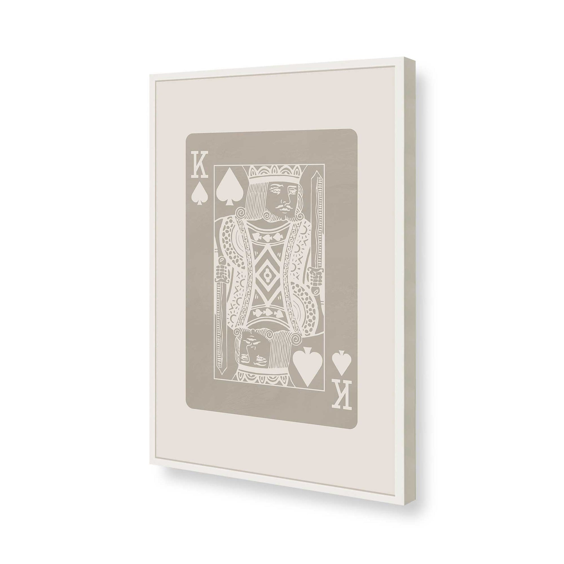 [Color:Opaque White], Picture of art in a Opaque White frame of the corner