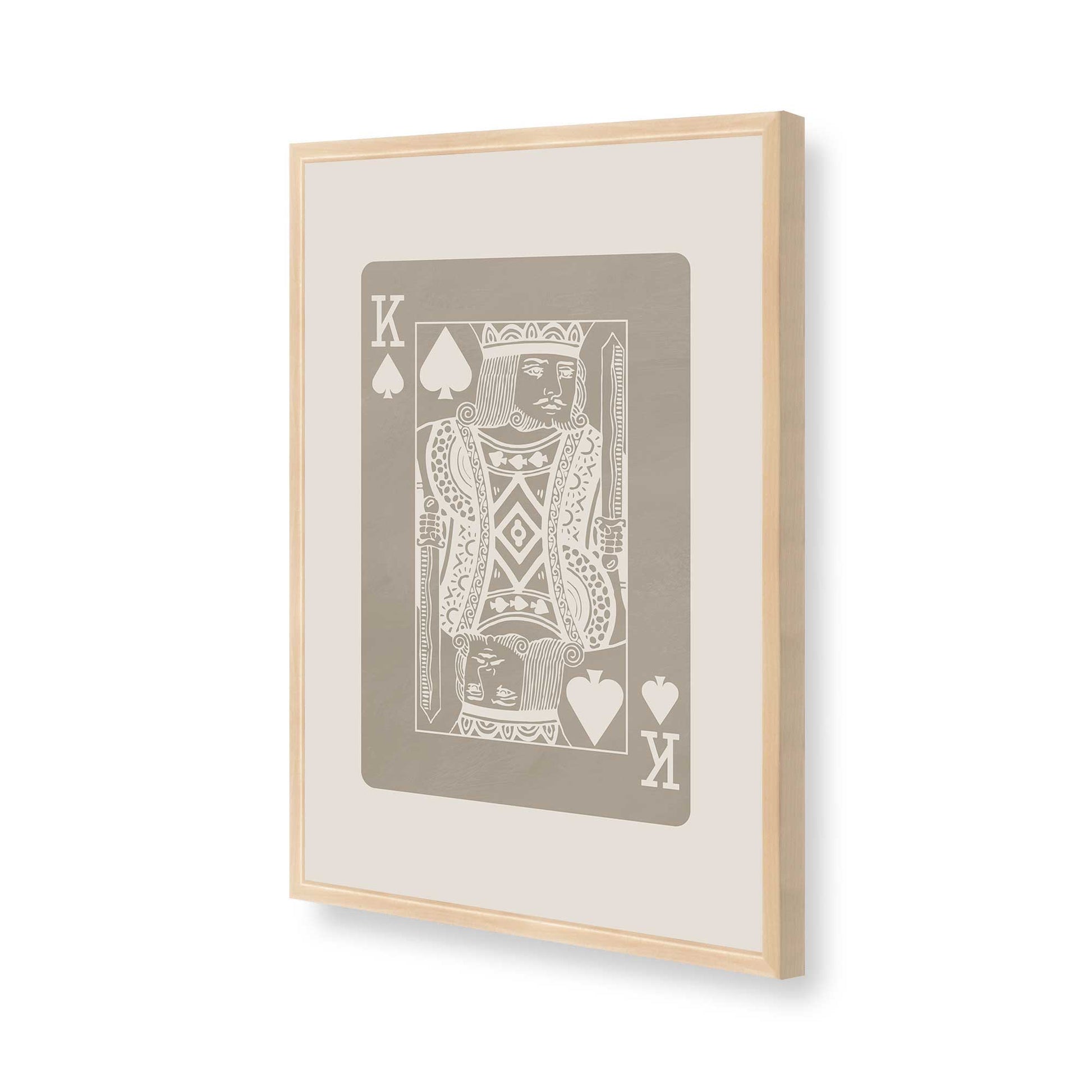 [Color:Raw Maple], Picture of art in a Raw Maple frame of the corner