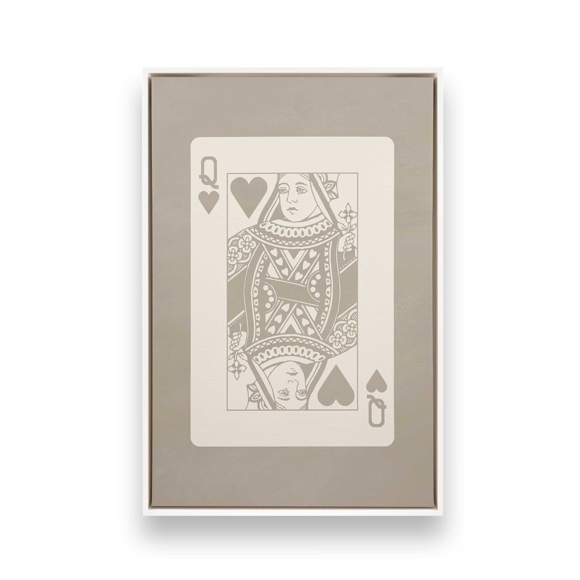 [Color:Opaque White], Picture of art in a White frame
