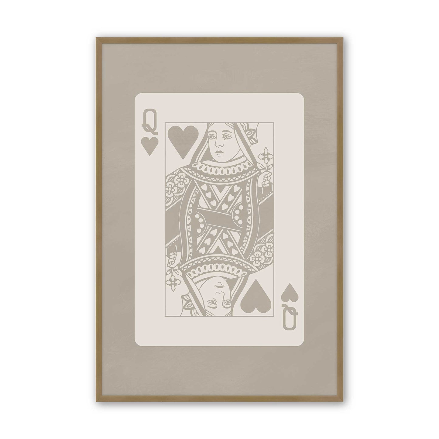 [Color:Brushed Gold], Picture of art in a Brushed Gold frame