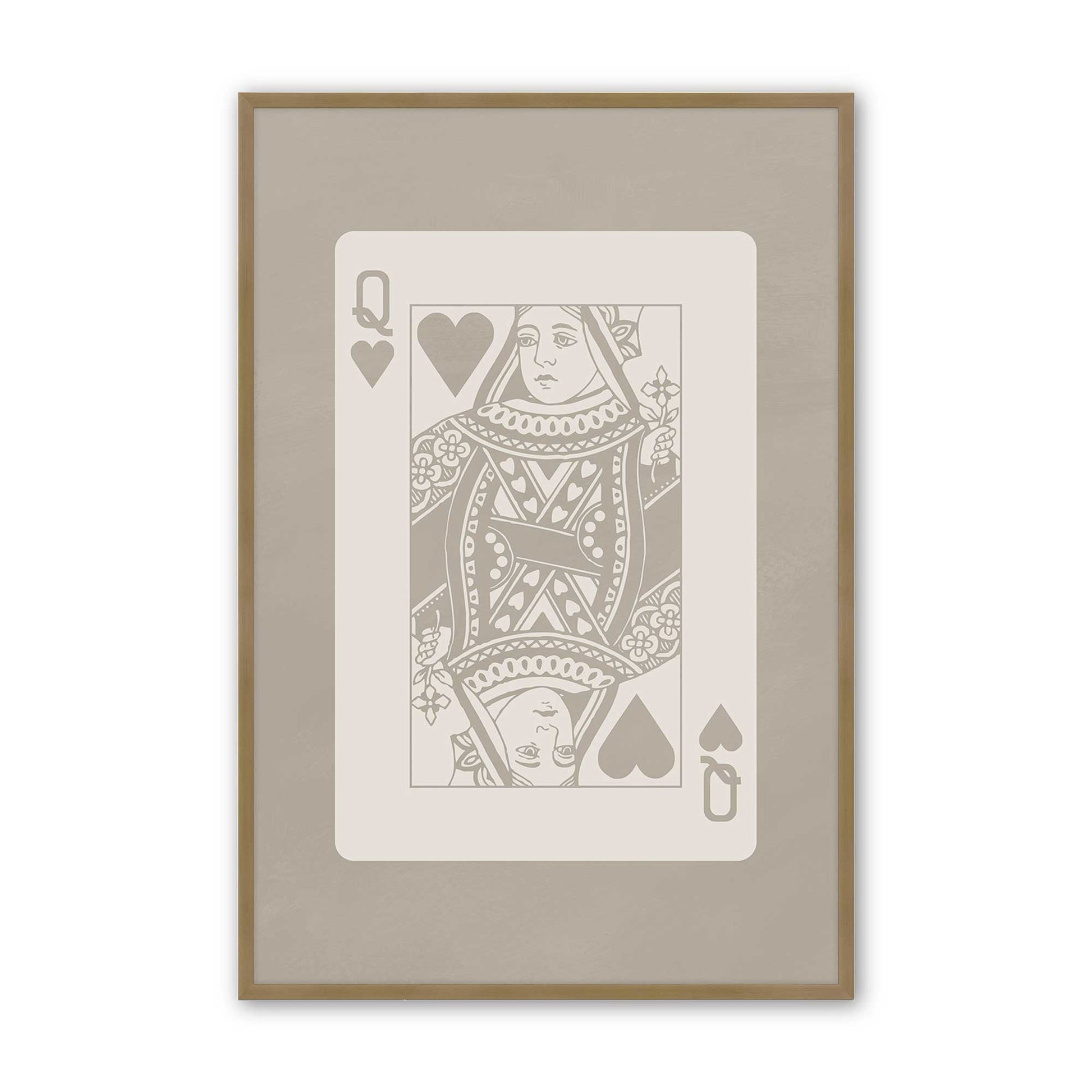 [Color:Brushed Gold], Picture of art in a Brushed Gold frame